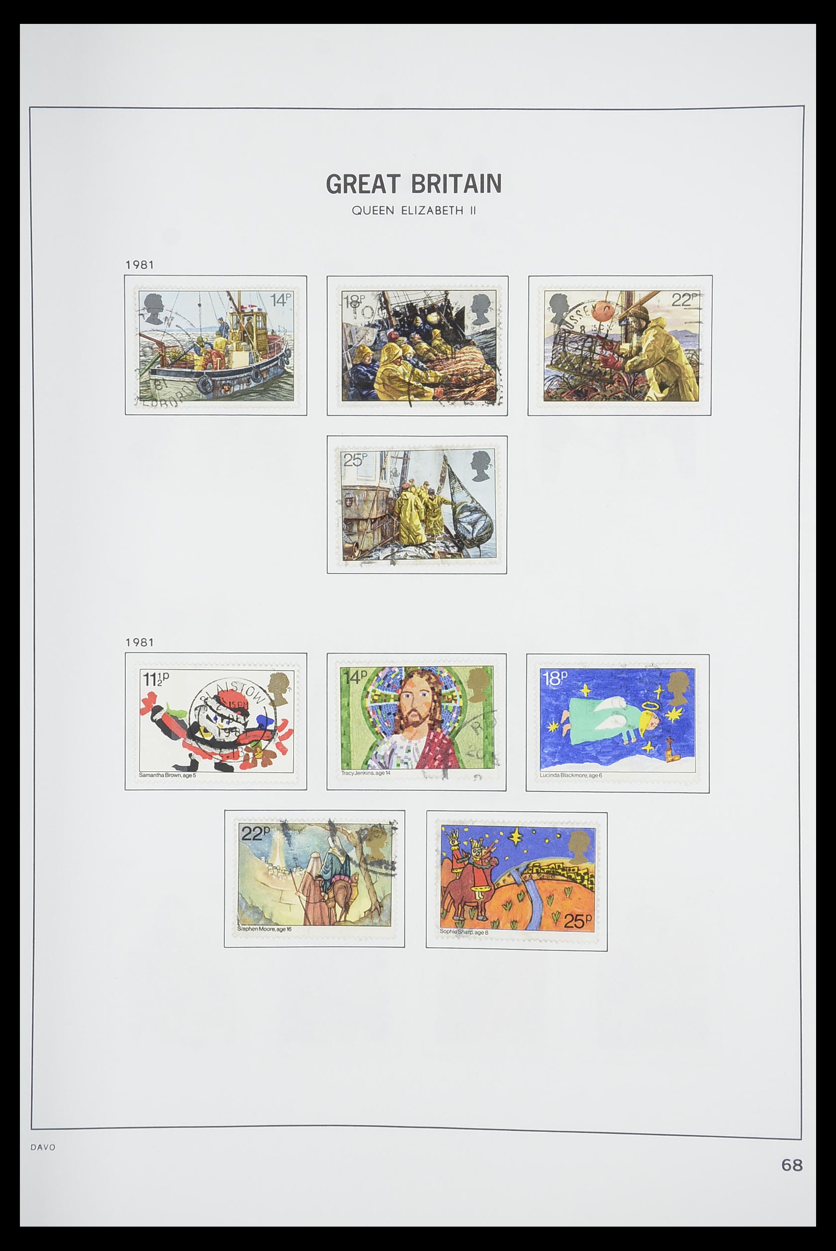 33898 079 - Postzegelverzameling 33898 Engeland 1840-2006.