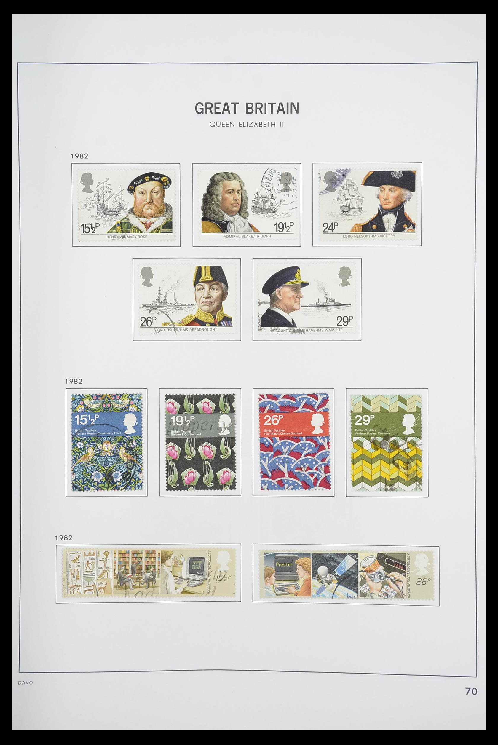 33898 081 - Postzegelverzameling 33898 Engeland 1840-2006.