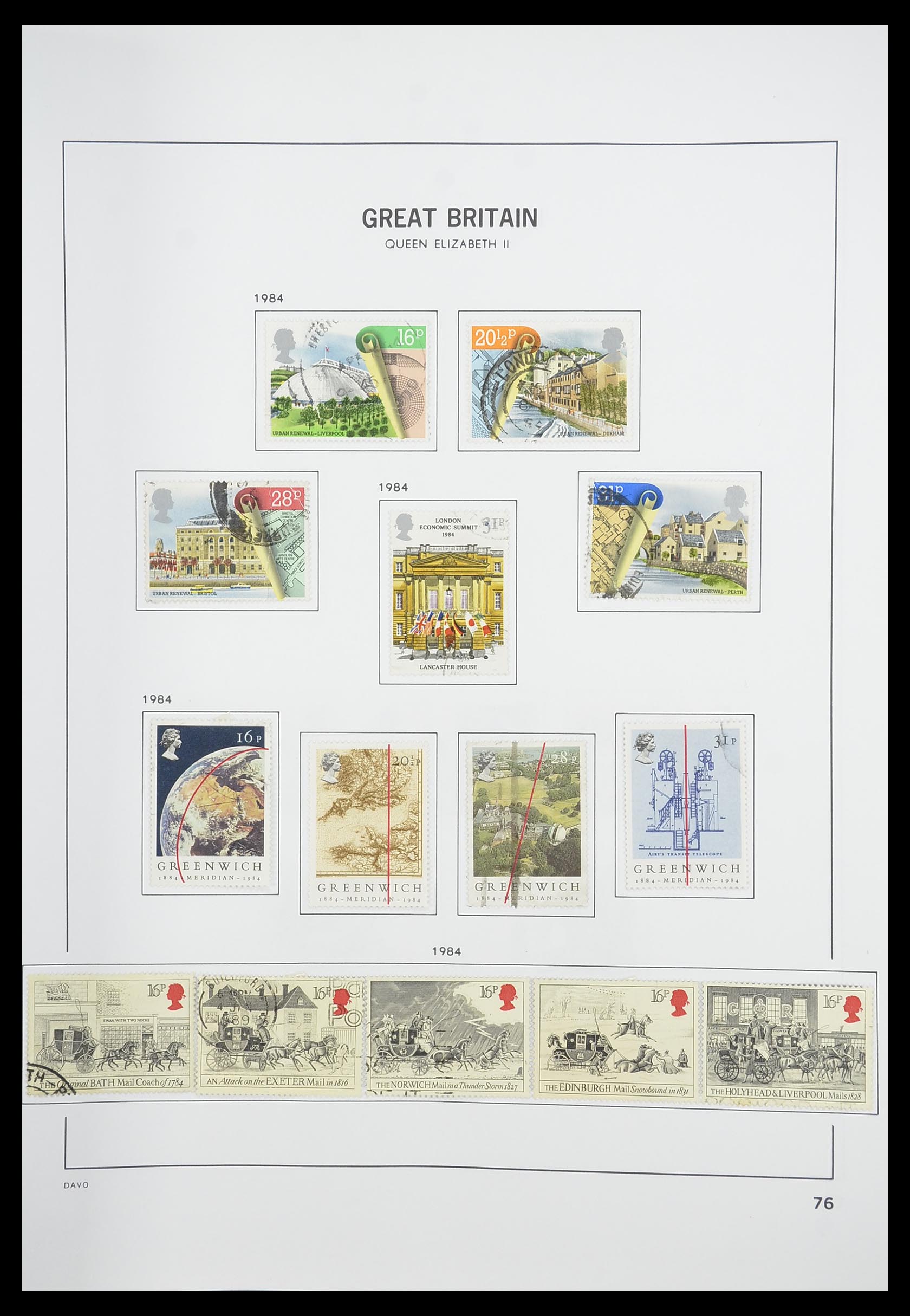 33898 087 - Postzegelverzameling 33898 Engeland 1840-2006.