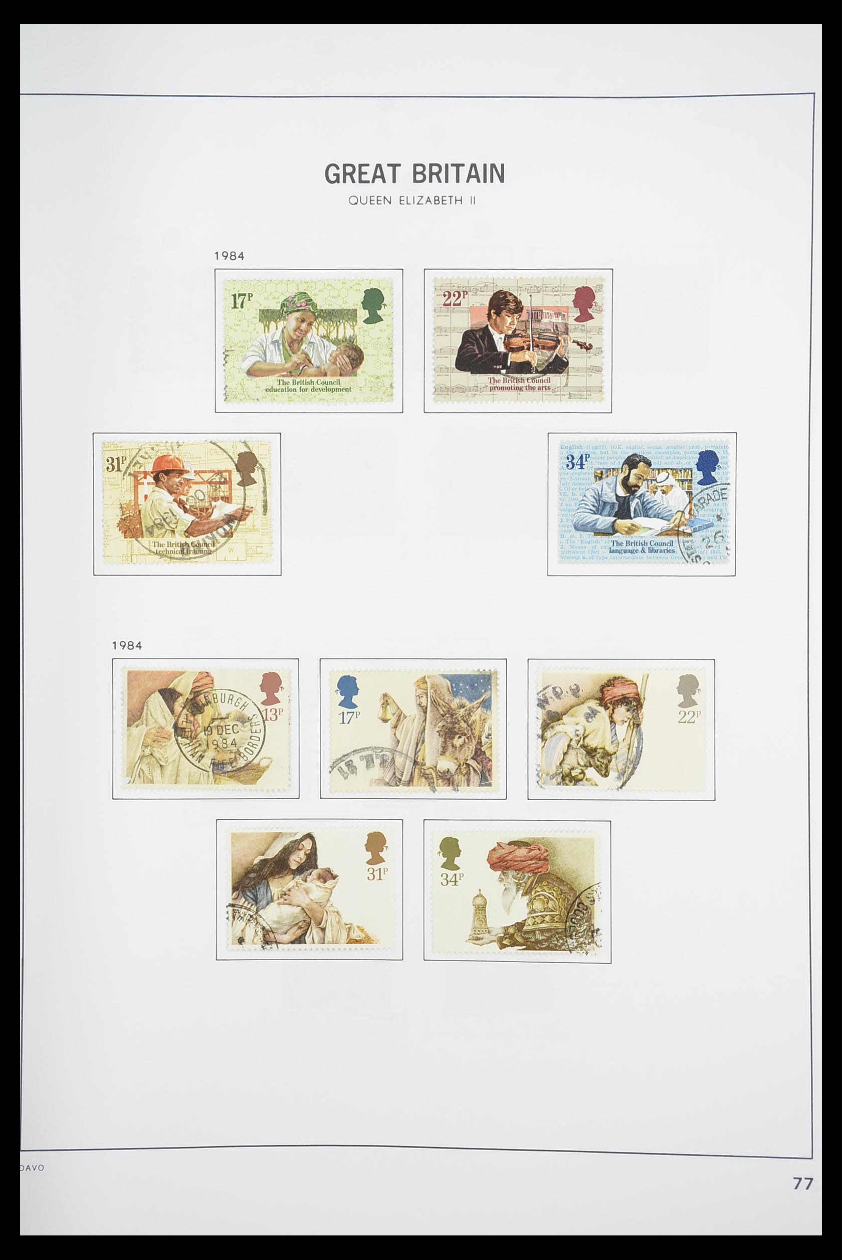 33898 088 - Postzegelverzameling 33898 Engeland 1840-2006.
