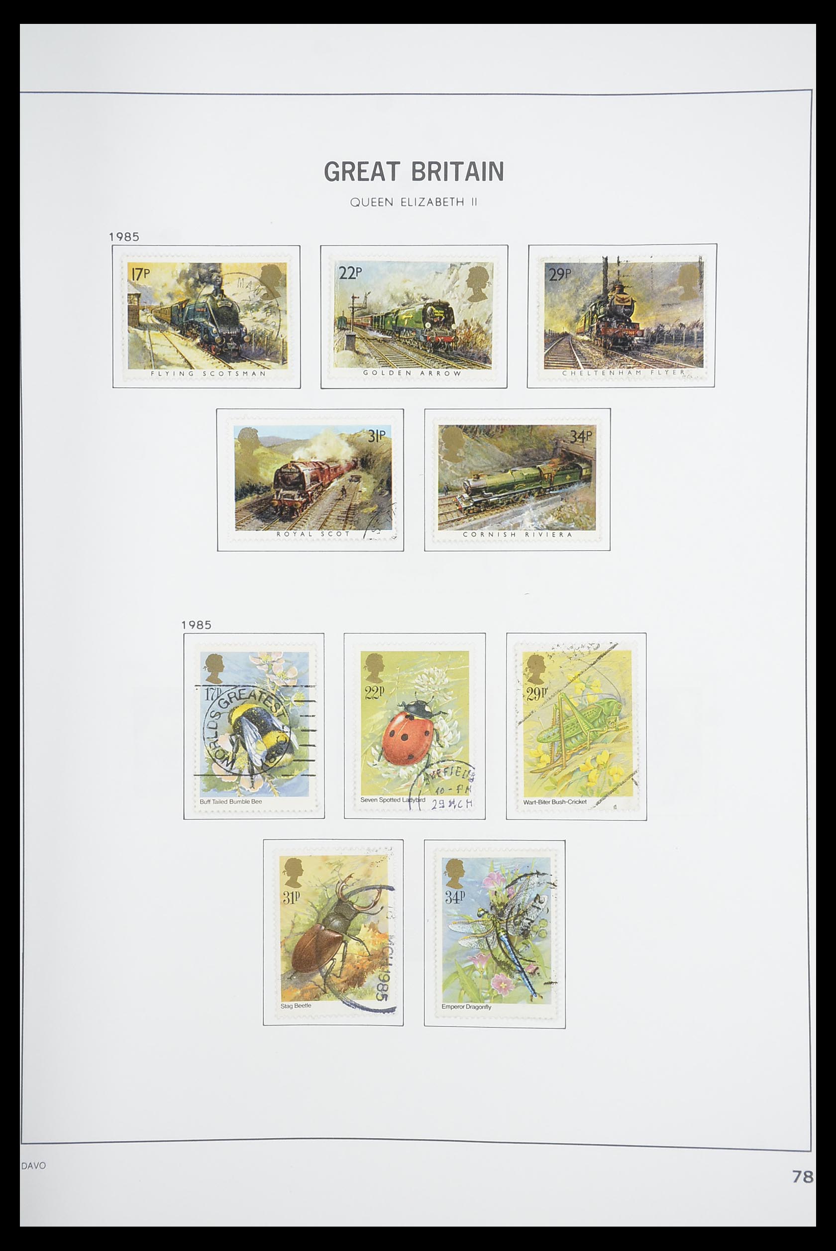 33898 089 - Postzegelverzameling 33898 Engeland 1840-2006.
