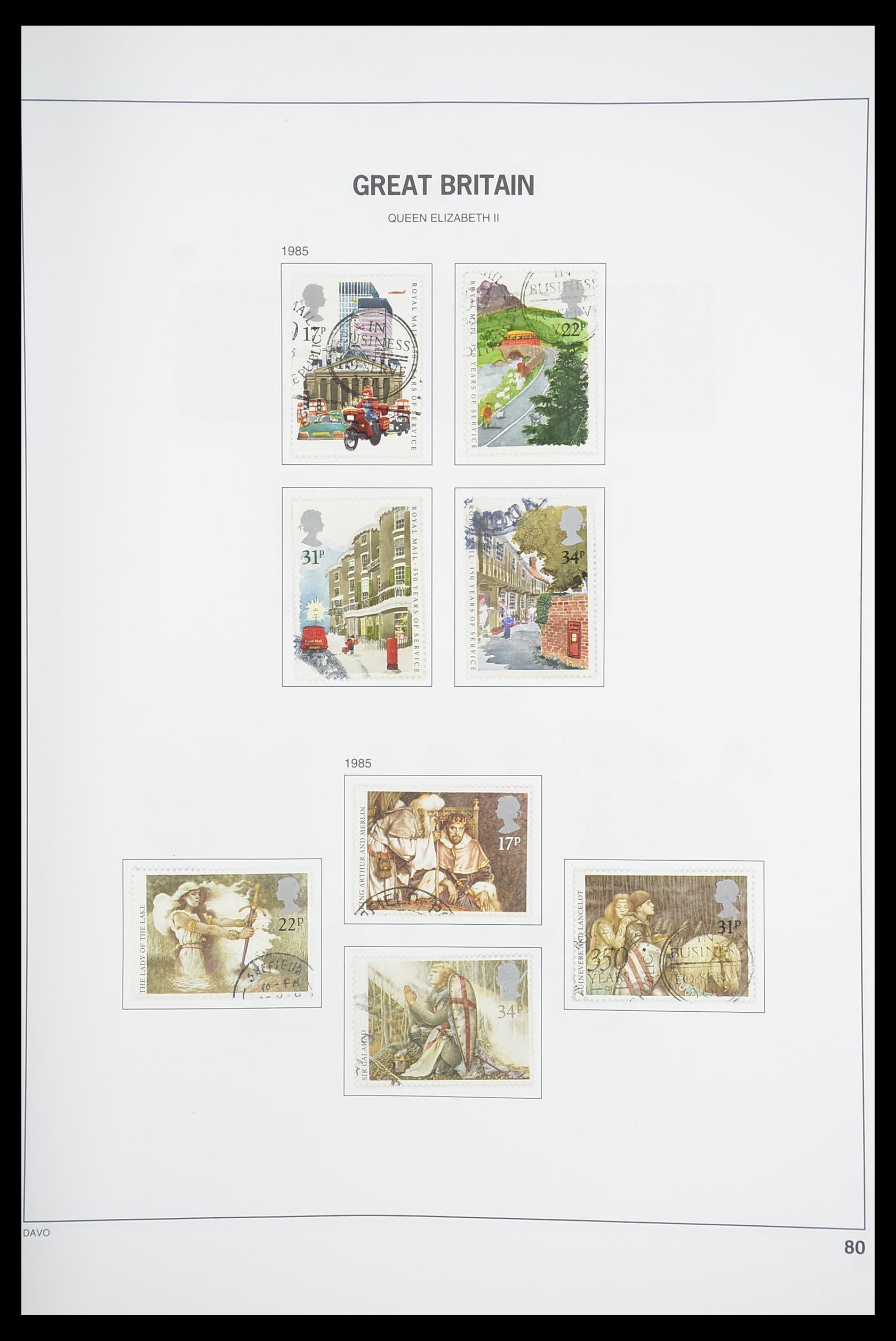 33898 091 - Postzegelverzameling 33898 Engeland 1840-2006.
