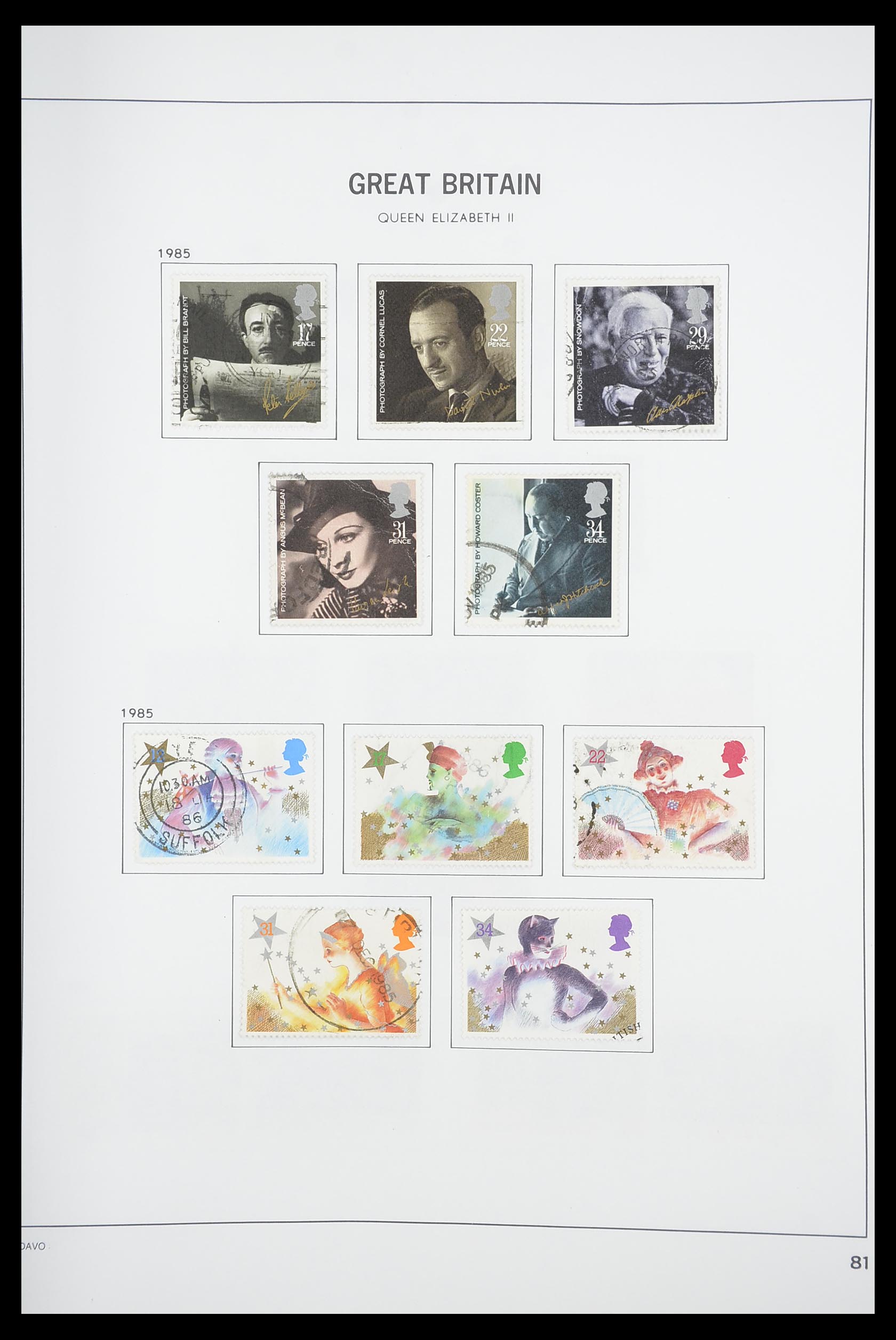 33898 092 - Postzegelverzameling 33898 Engeland 1840-2006.