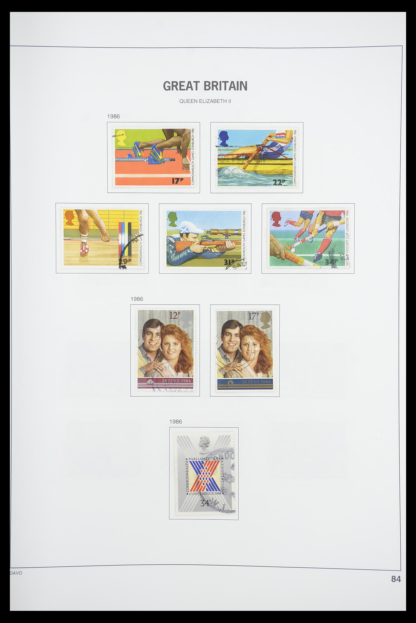 33898 095 - Postzegelverzameling 33898 Engeland 1840-2006.