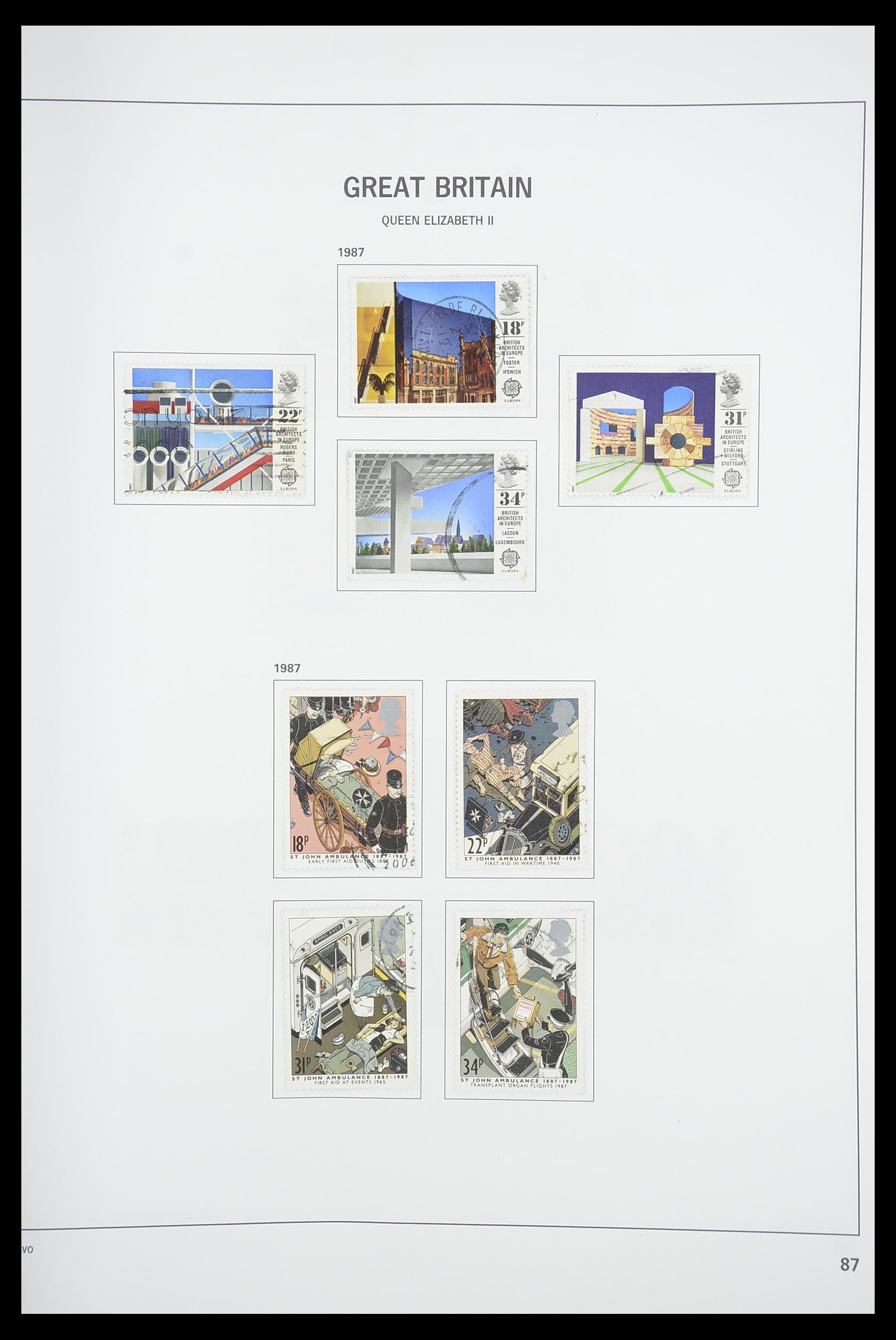 33898 098 - Postzegelverzameling 33898 Engeland 1840-2006.