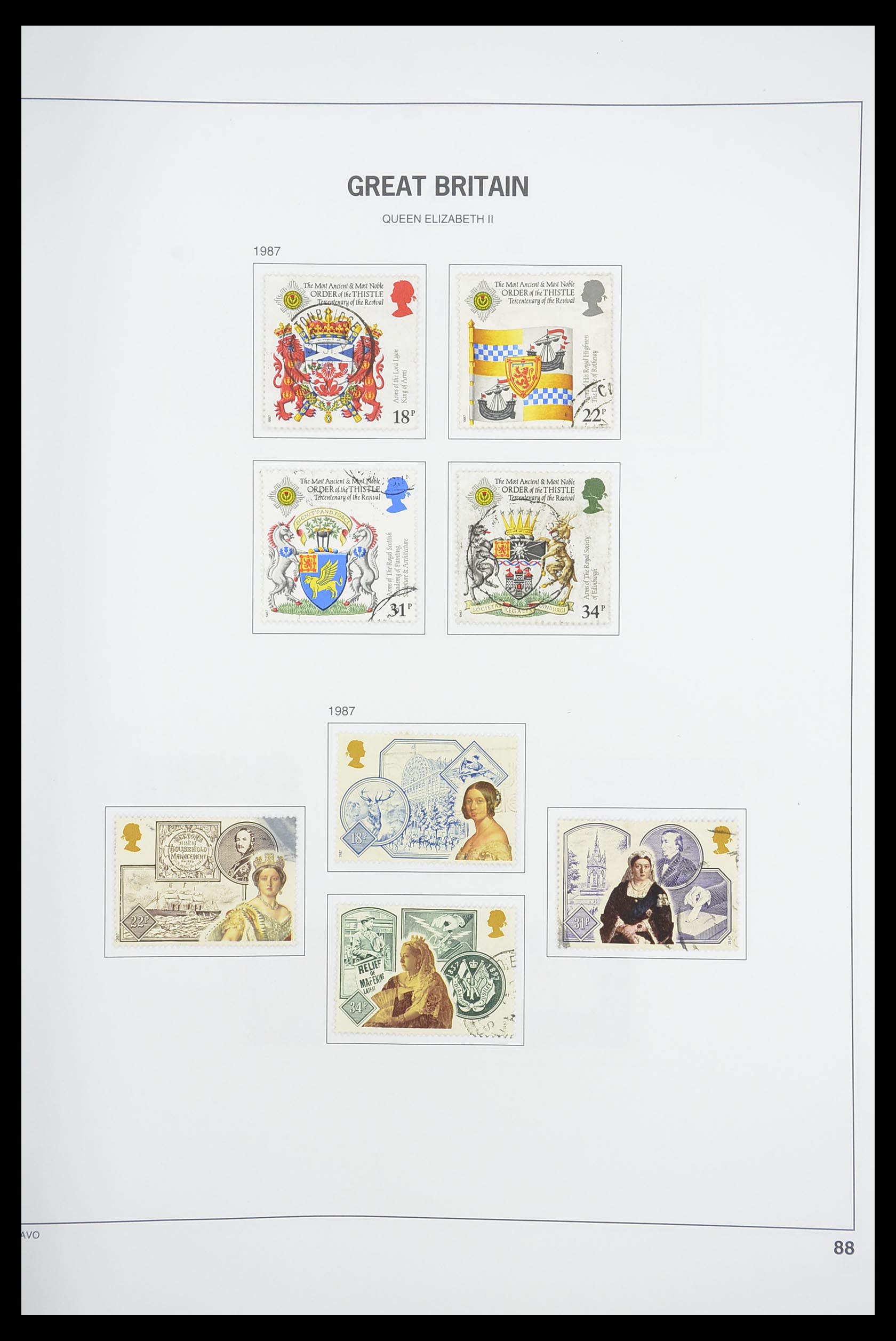 33898 099 - Postzegelverzameling 33898 Engeland 1840-2006.