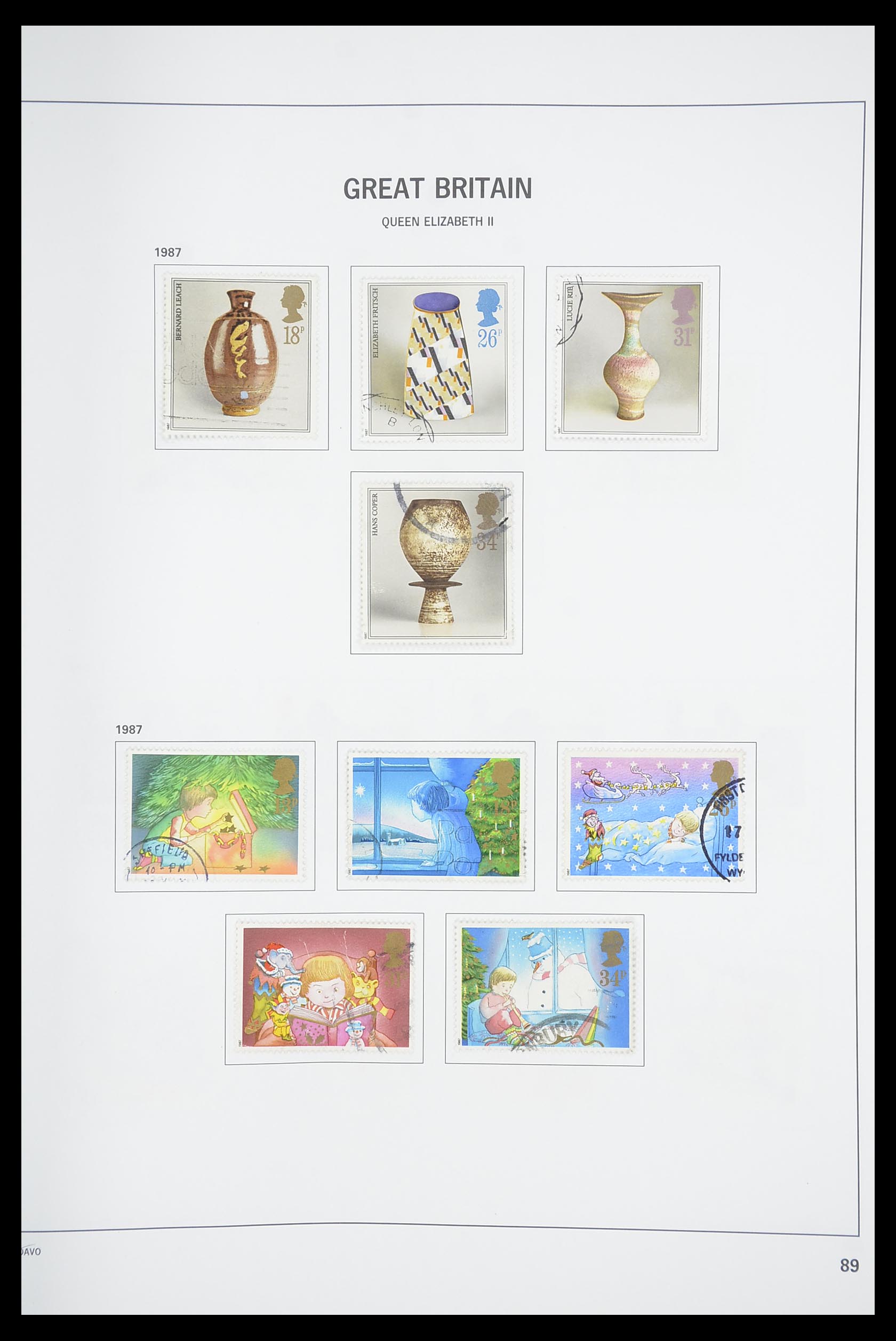33898 100 - Postzegelverzameling 33898 Engeland 1840-2006.