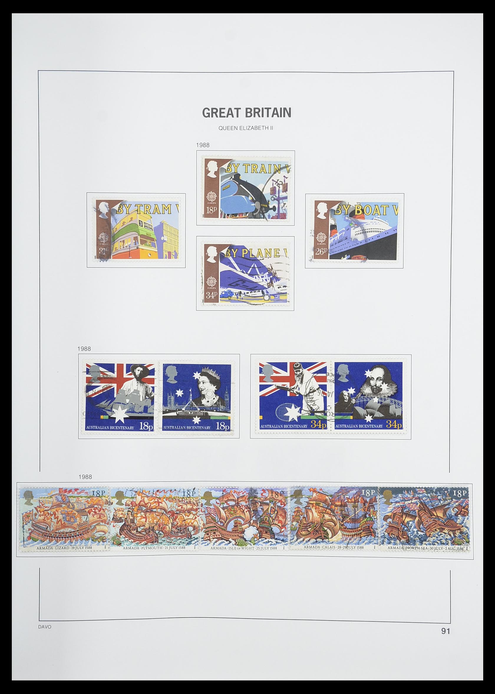 33898 102 - Stamp collection 33898 Great Britain 1840-2006.