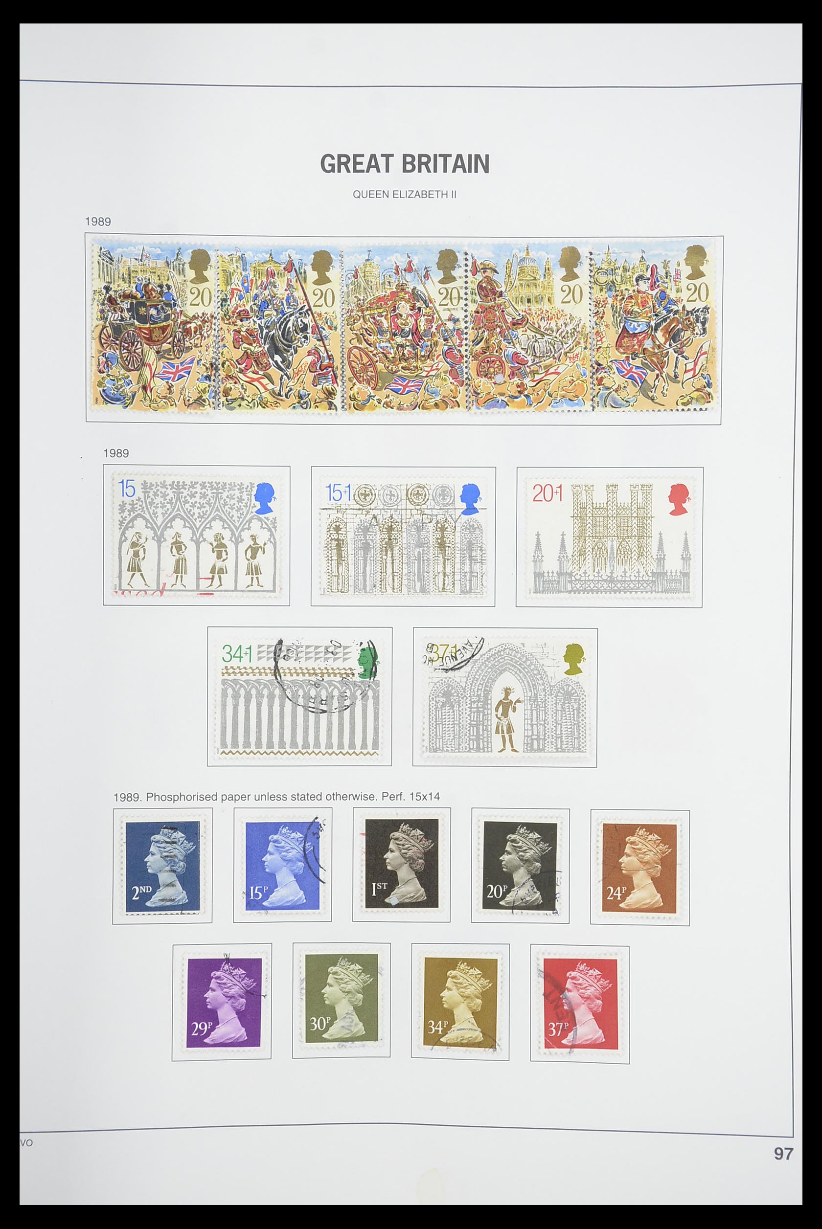 33898 108 - Stamp collection 33898 Great Britain 1840-2006.