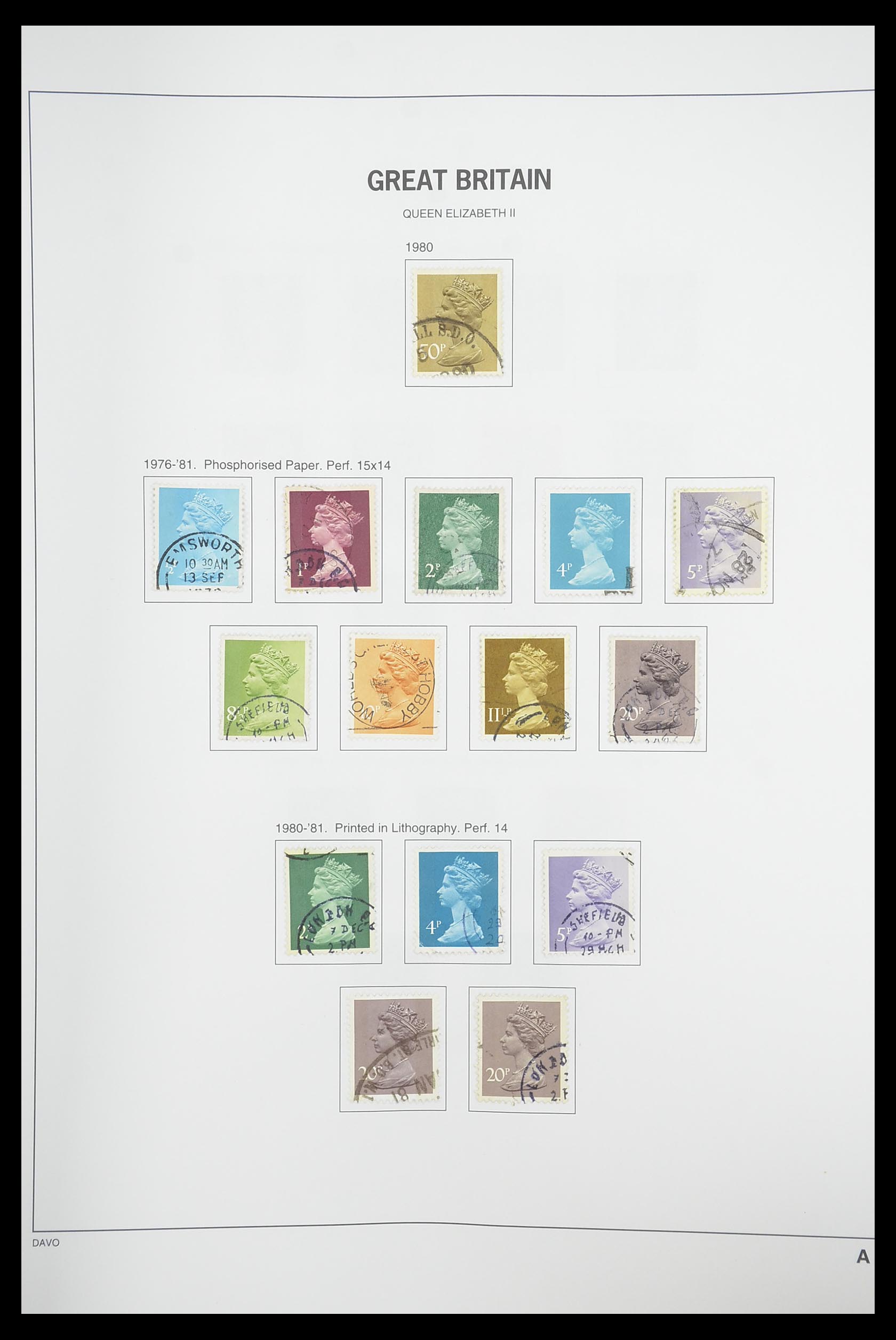 33898 110 - Stamp collection 33898 Great Britain 1840-2006.