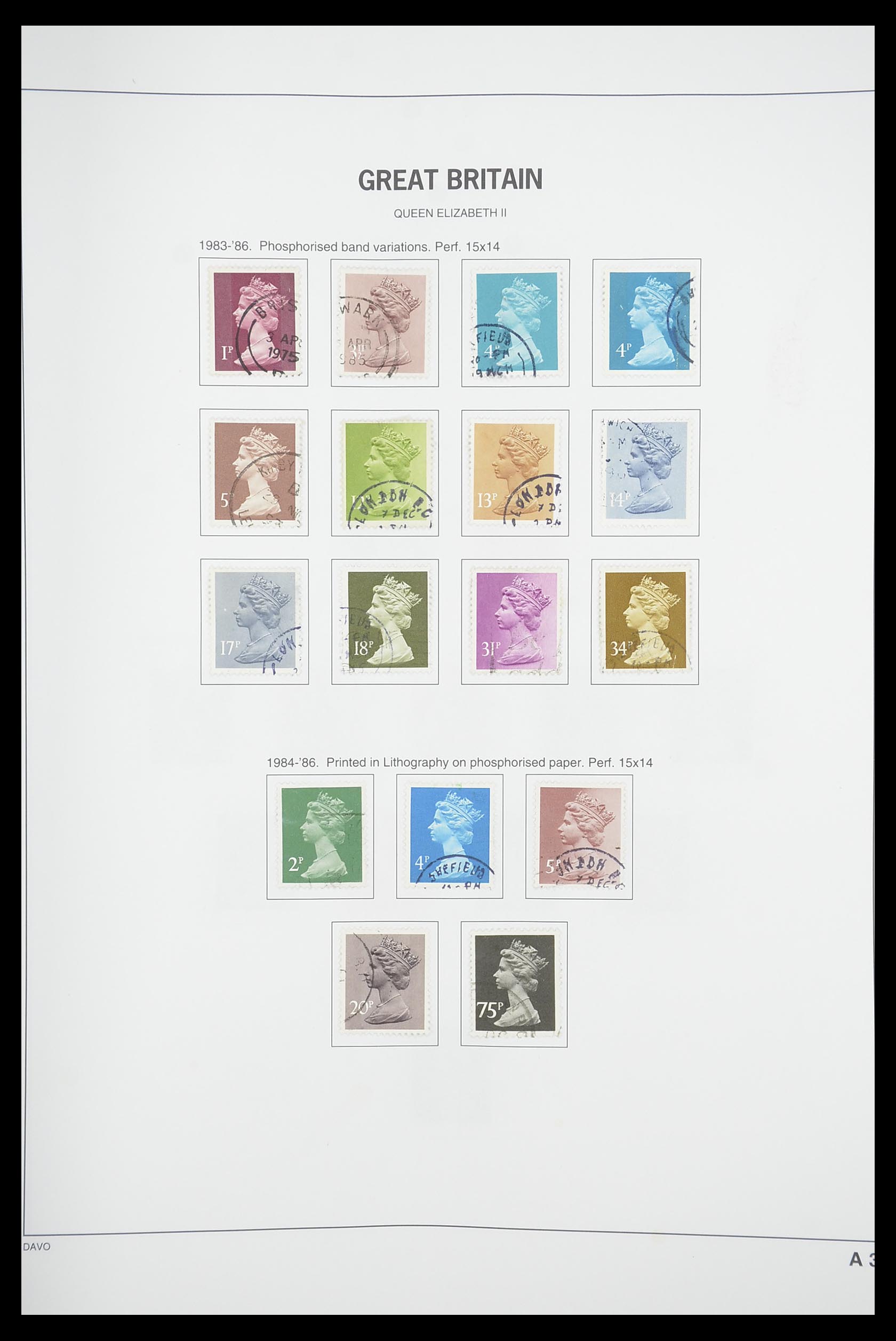 33898 111 - Stamp collection 33898 Great Britain 1840-2006.