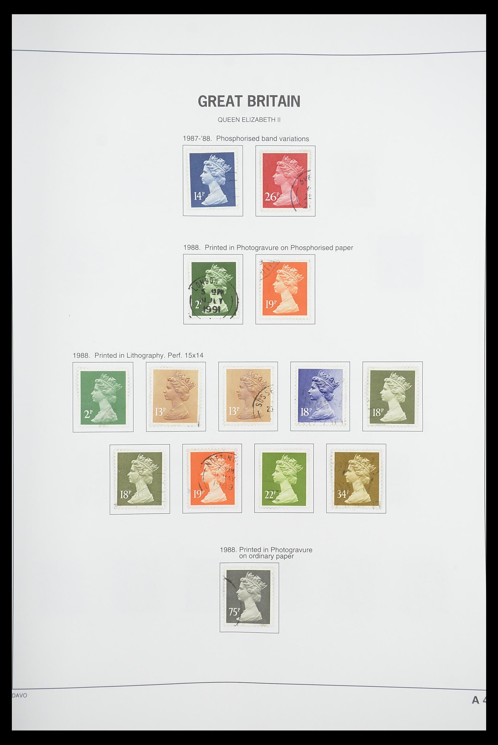 33898 112 - Stamp collection 33898 Great Britain 1840-2006.