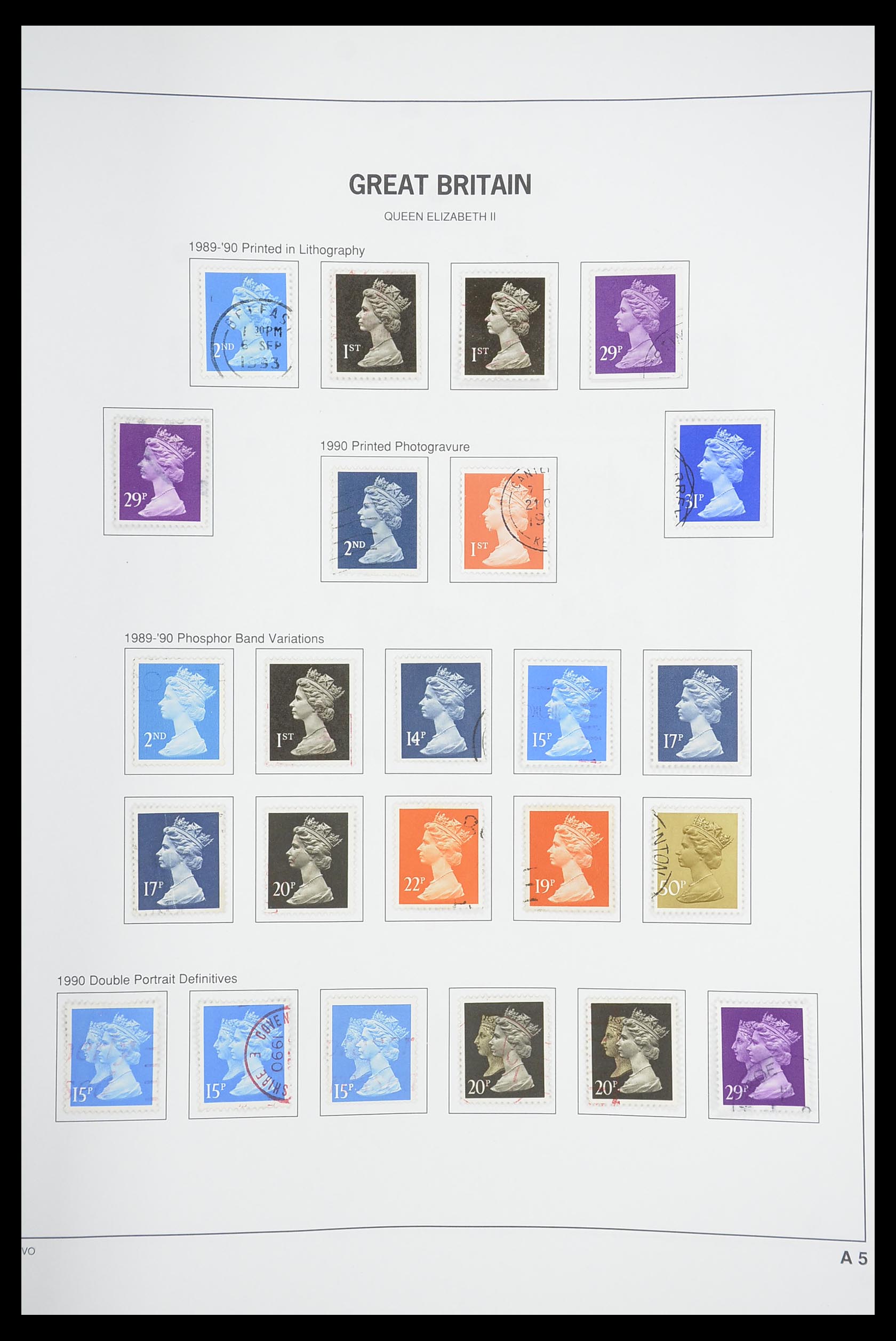 33898 113 - Stamp collection 33898 Great Britain 1840-2006.
