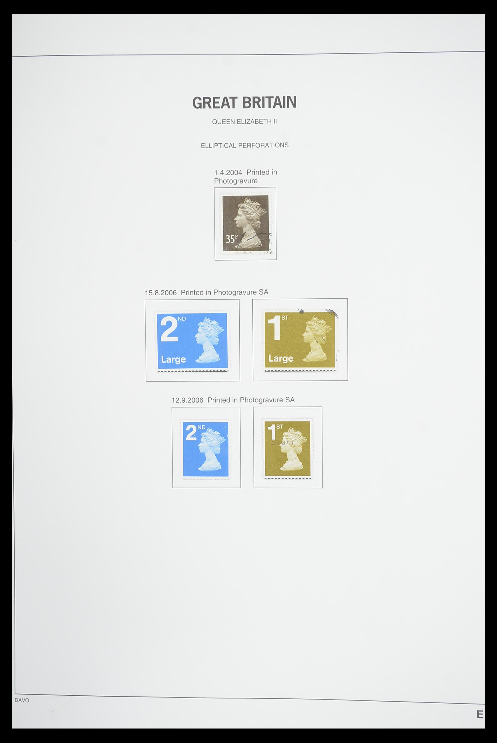 33898 134 - Stamp collection 33898 Great Britain 1840-2006.