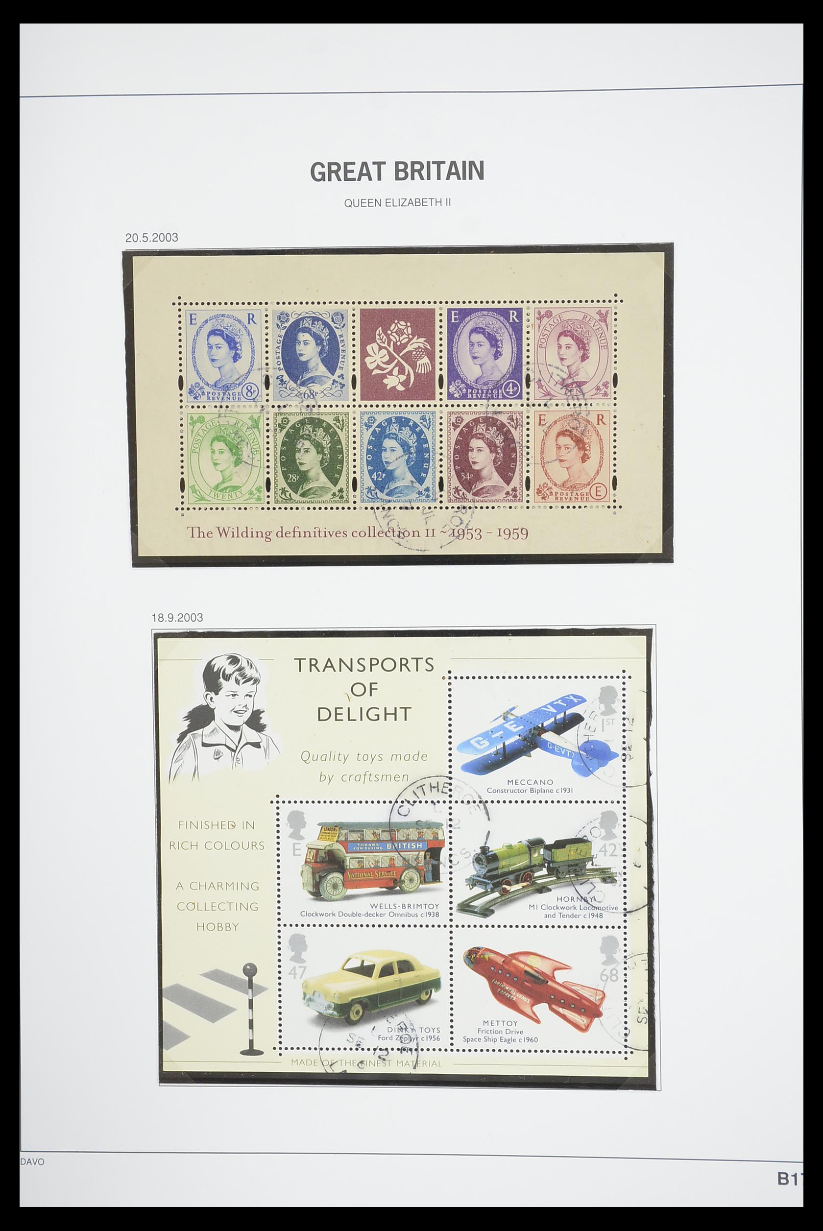 33898 143 - Stamp collection 33898 Great Britain 1840-2006.