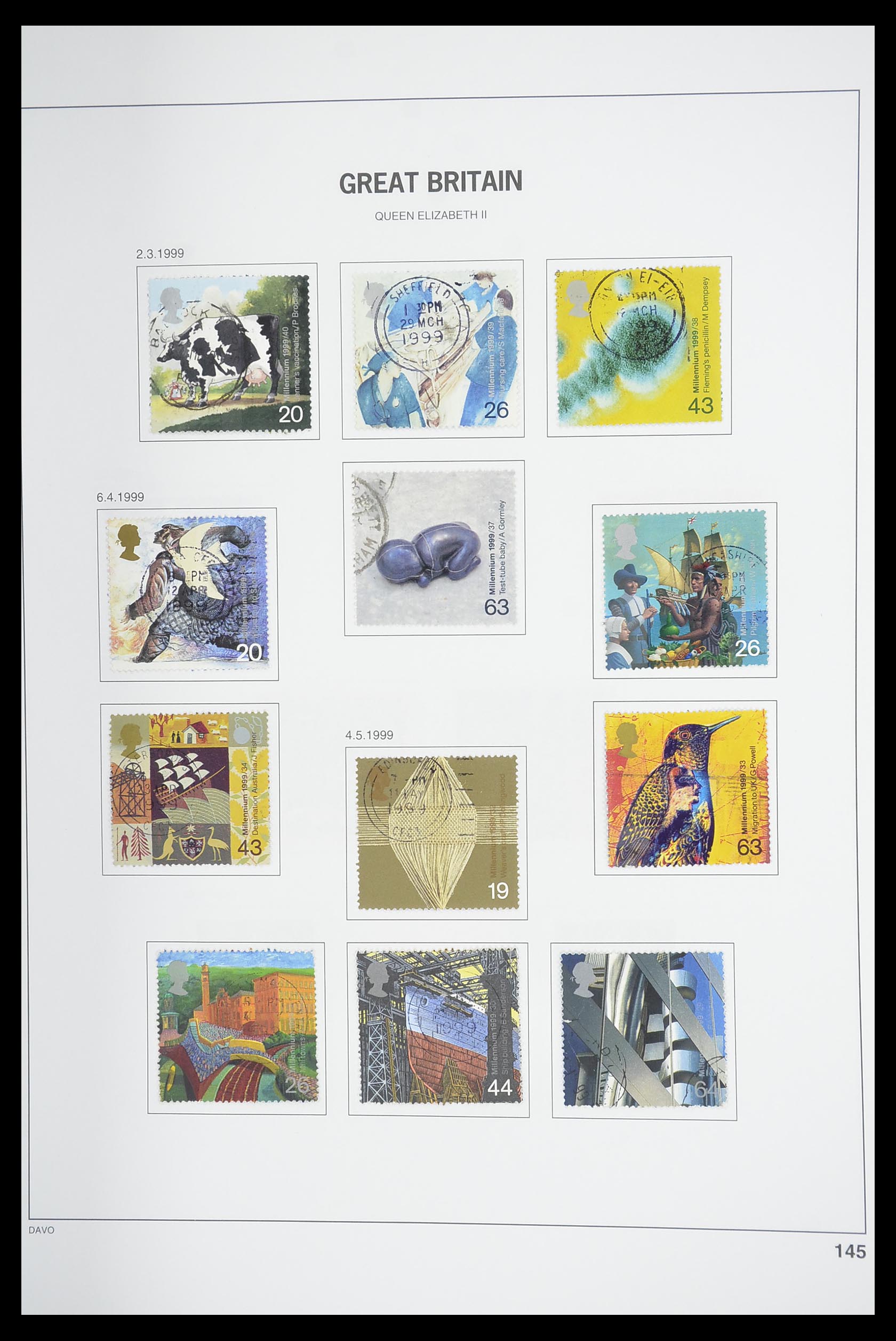 33898 163 - Stamp collection 33898 Great Britain 1840-2006.