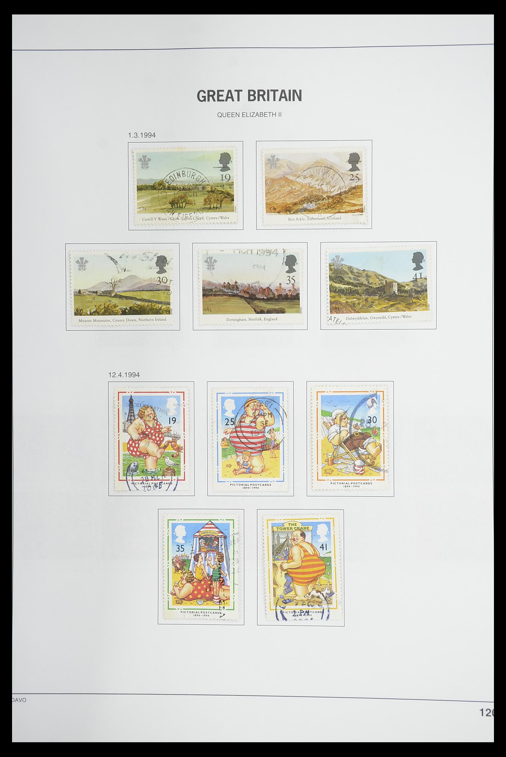 33898 188 - Postzegelverzameling 33898 Engeland 1840-2006.