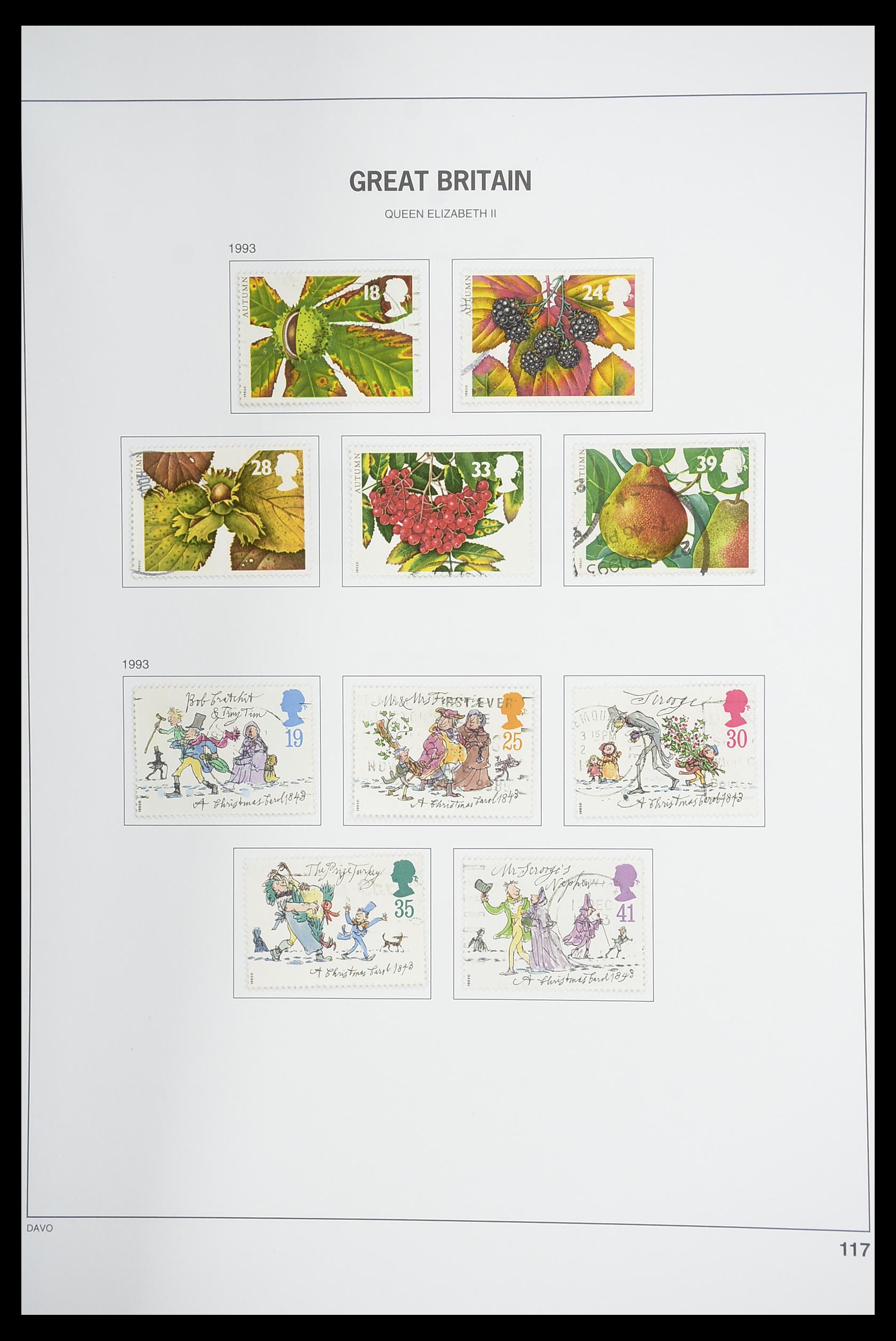 33898 190 - Postzegelverzameling 33898 Engeland 1840-2006.