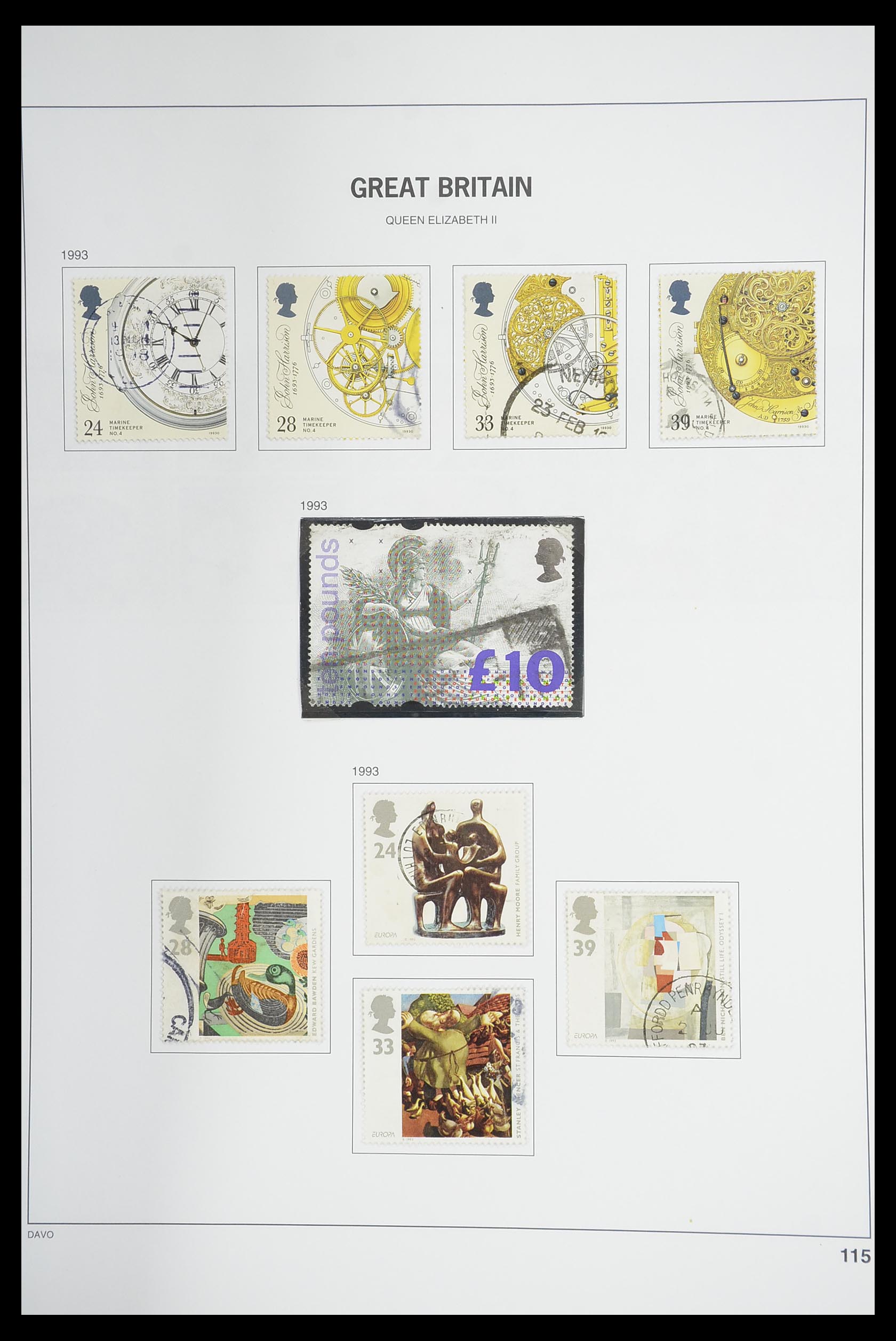 33898 193 - Postzegelverzameling 33898 Engeland 1840-2006.