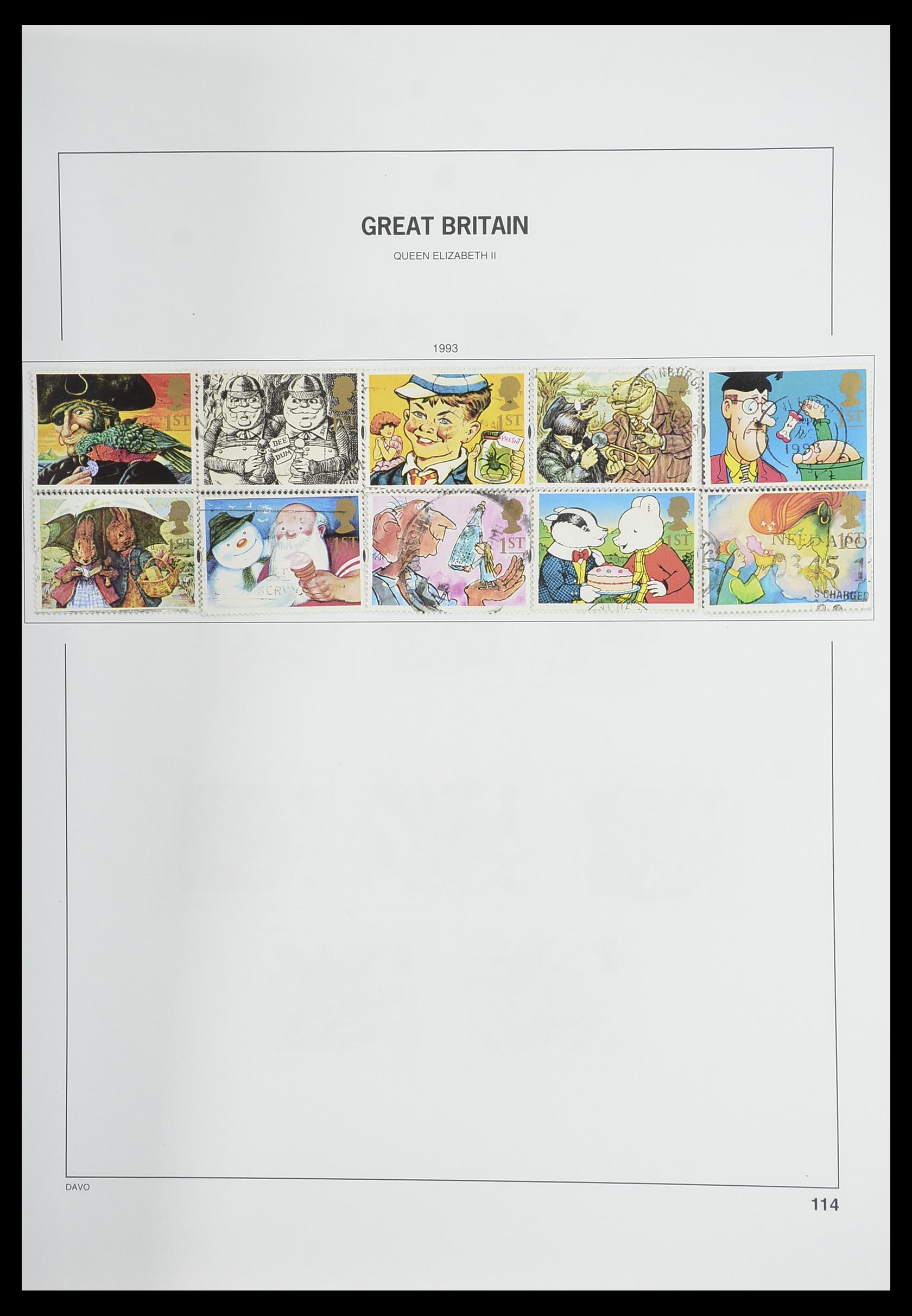 33898 194 - Postzegelverzameling 33898 Engeland 1840-2006.
