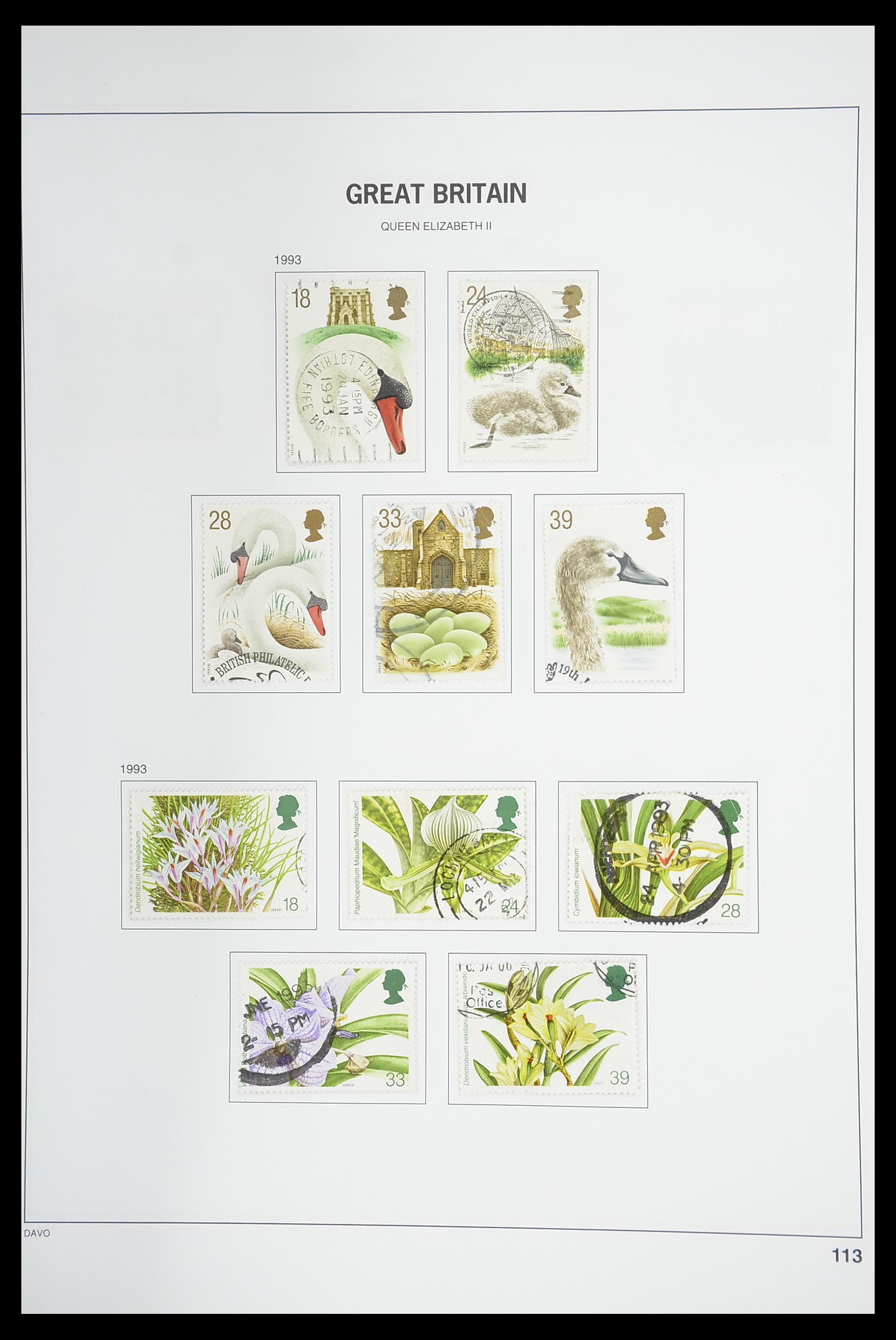 33898 195 - Postzegelverzameling 33898 Engeland 1840-2006.