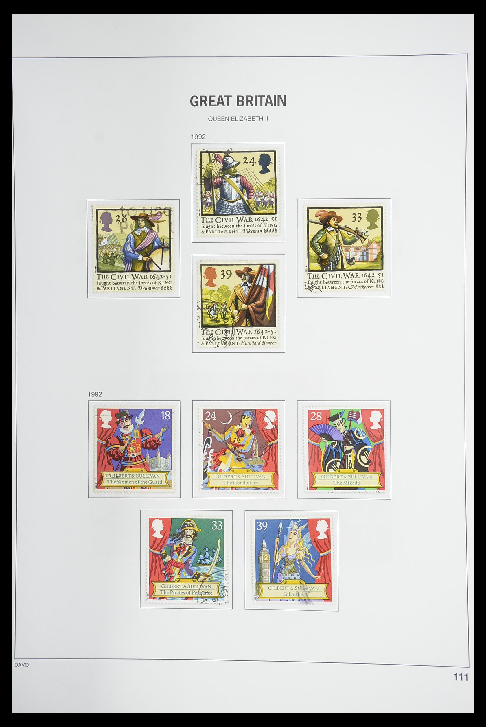 33898 197 - Postzegelverzameling 33898 Engeland 1840-2006.