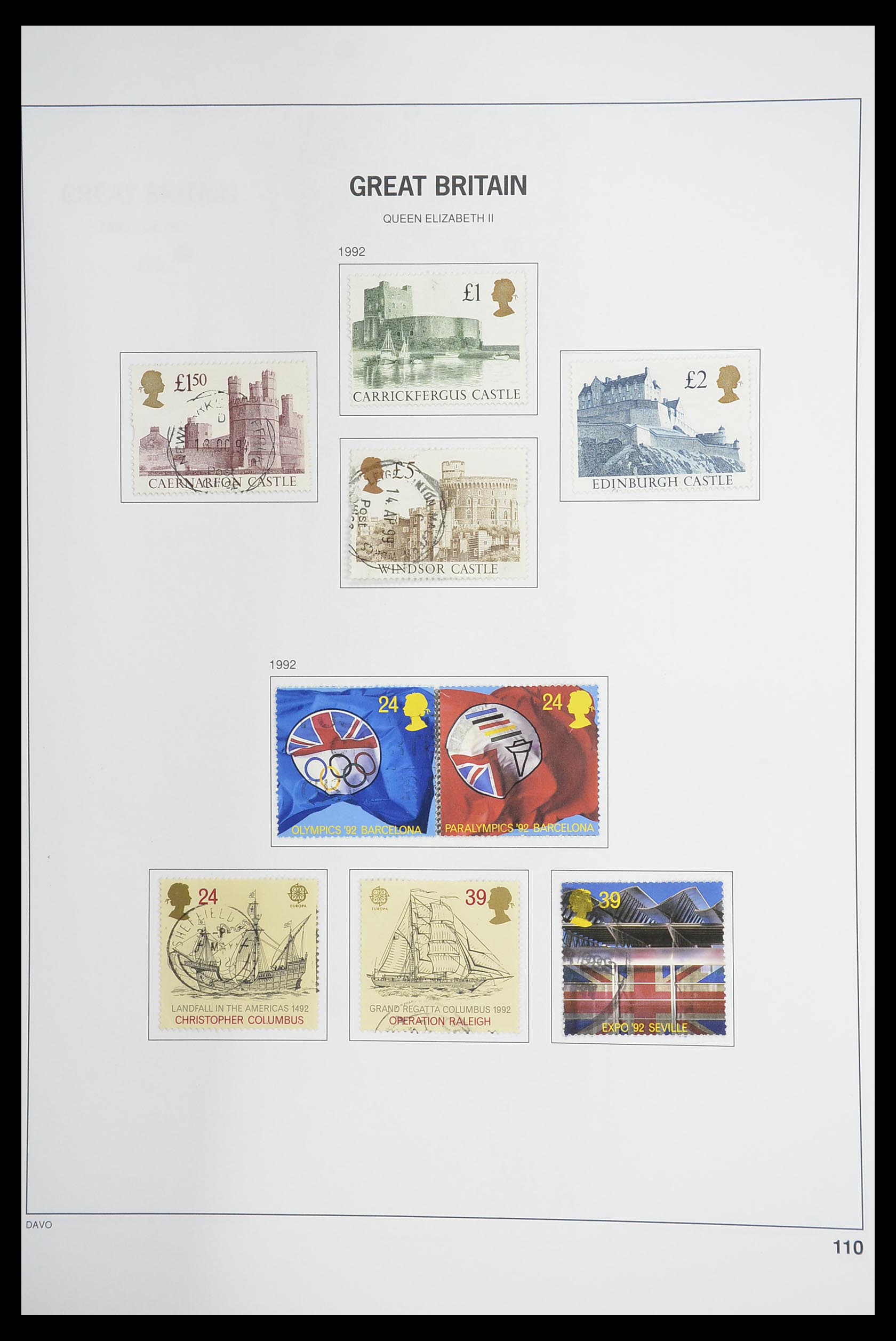 33898 198 - Postzegelverzameling 33898 Engeland 1840-2006.