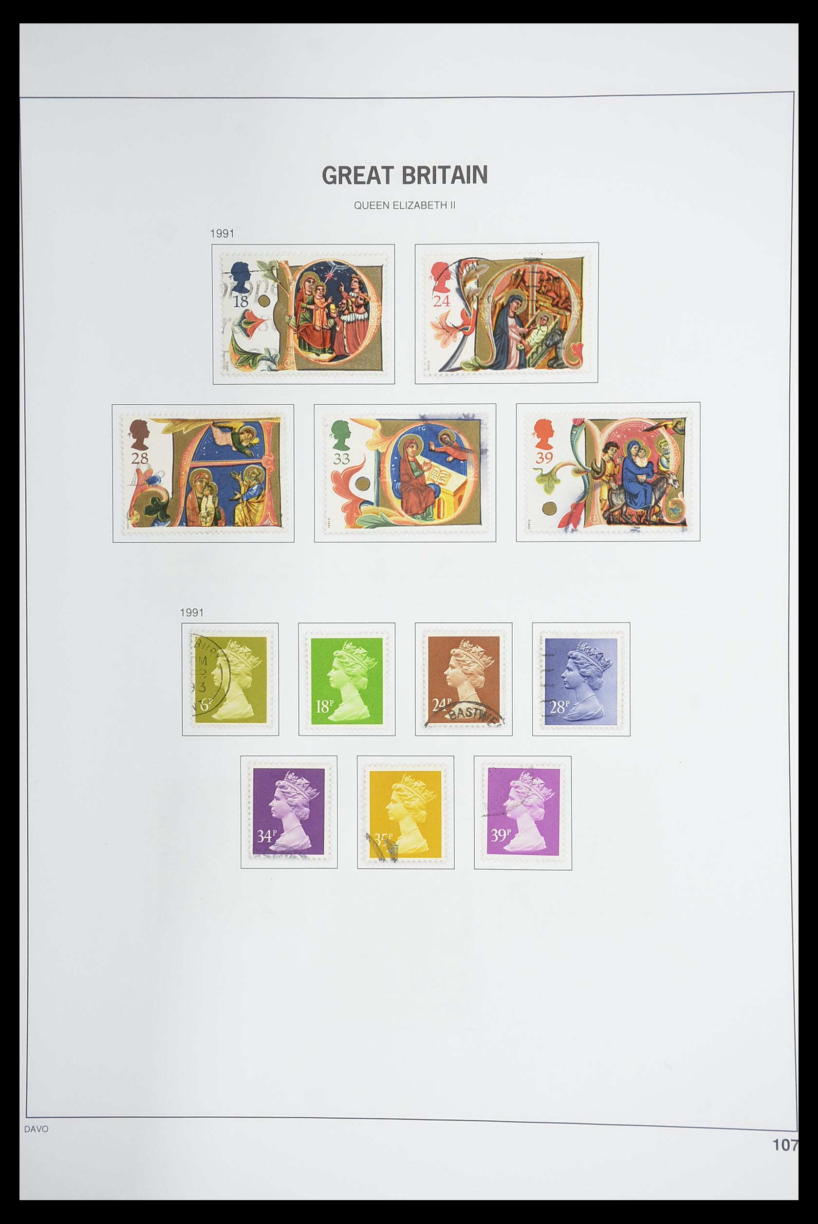 33898 201 - Stamp collection 33898 Great Britain 1840-2006.