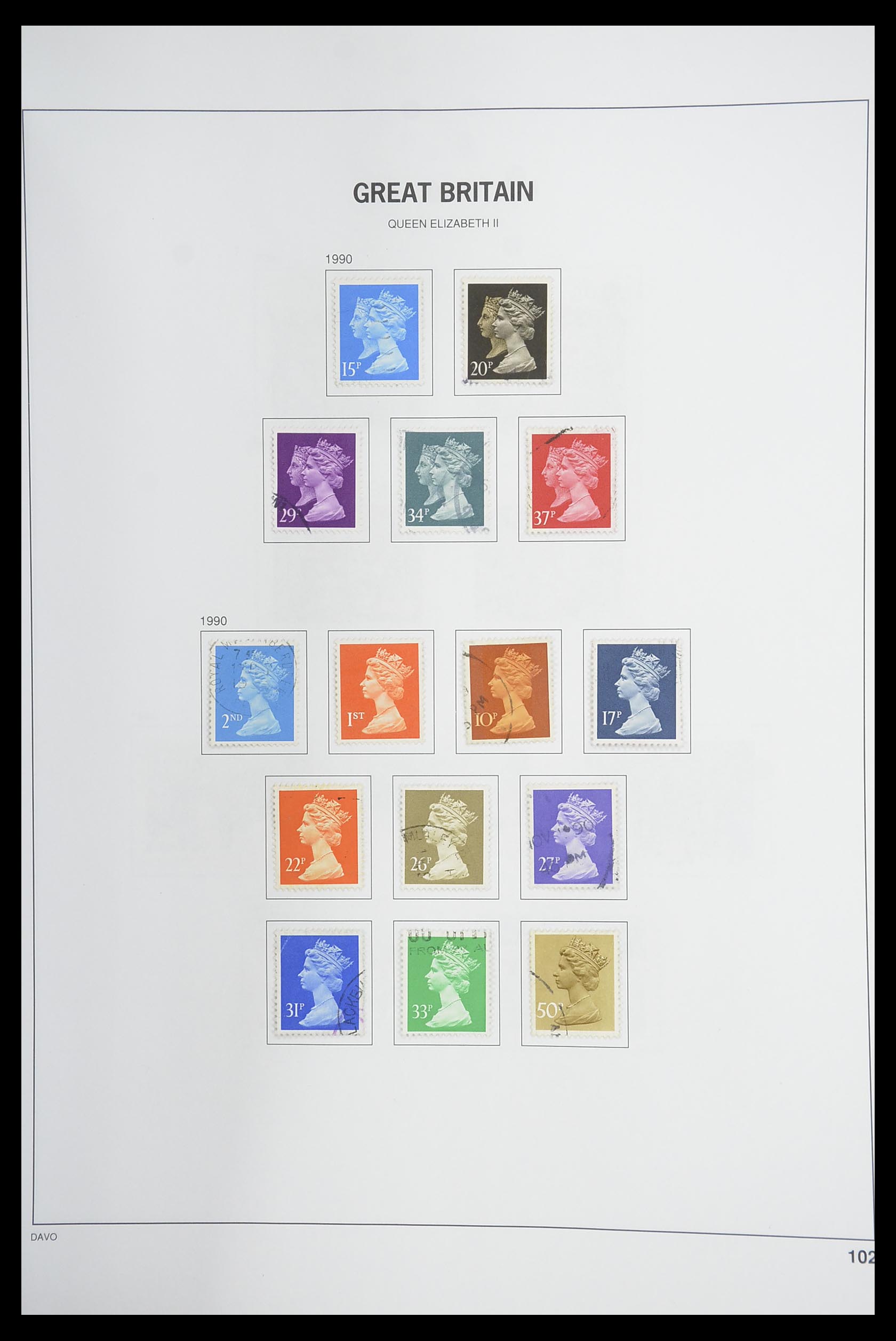 33898 206 - Stamp collection 33898 Great Britain 1840-2006.
