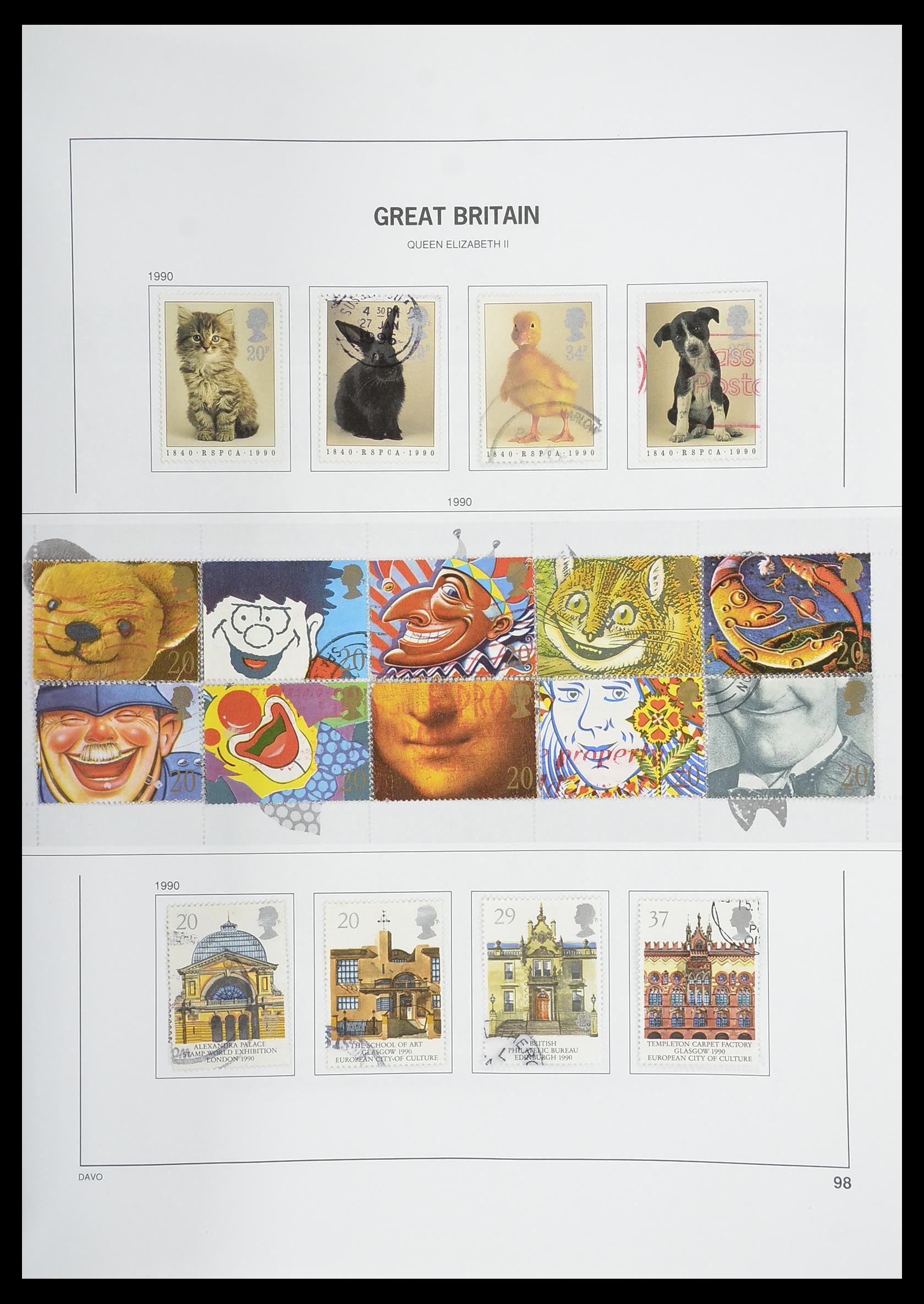 33898 210 - Stamp collection 33898 Great Britain 1840-2006.