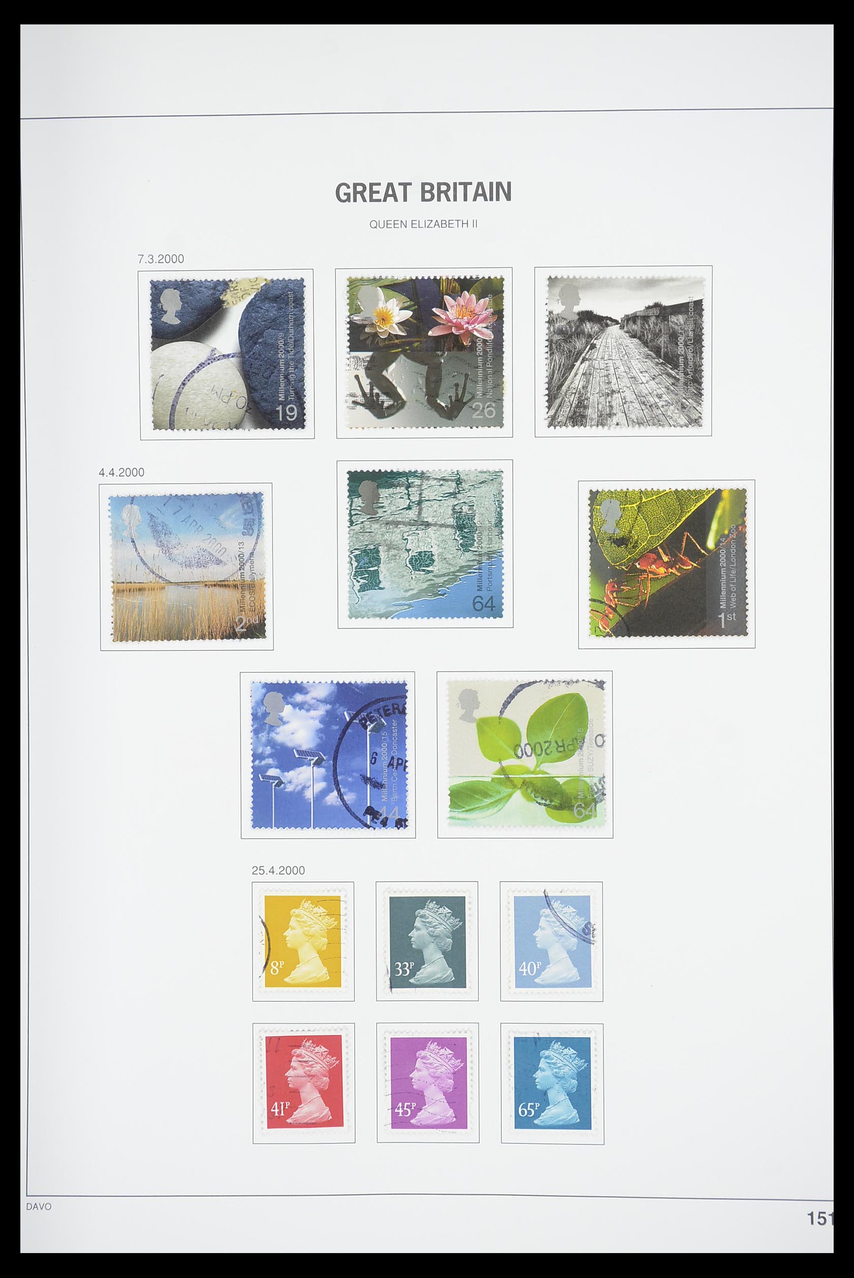 33898 234 - Postzegelverzameling 33898 Engeland 1840-2006.