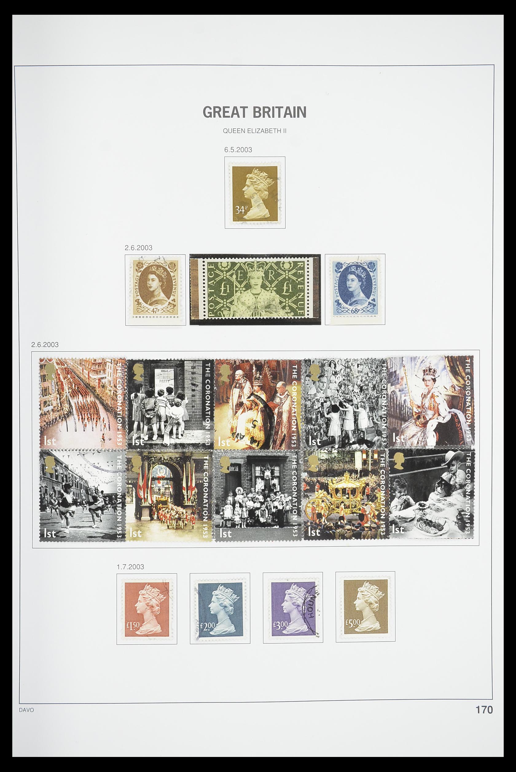 33898 241 - Postzegelverzameling 33898 Engeland 1840-2006.
