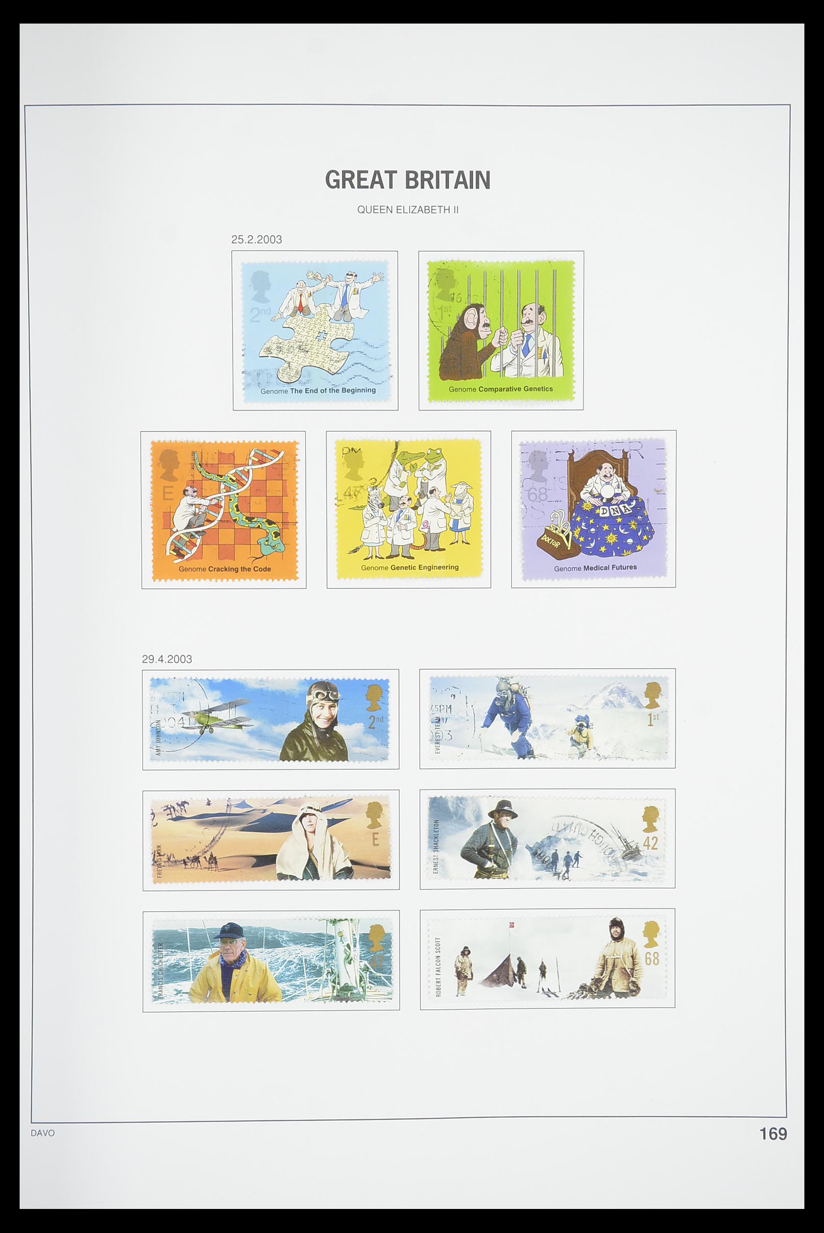 33898 242 - Postzegelverzameling 33898 Engeland 1840-2006.