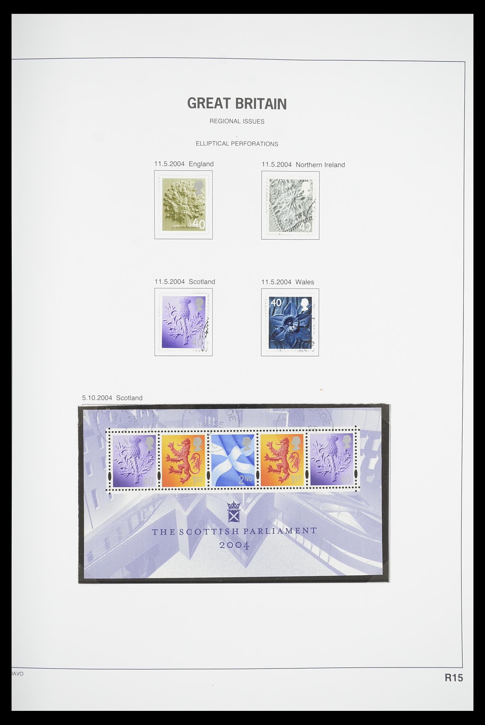 33898 250 - Postzegelverzameling 33898 Engeland 1840-2006.