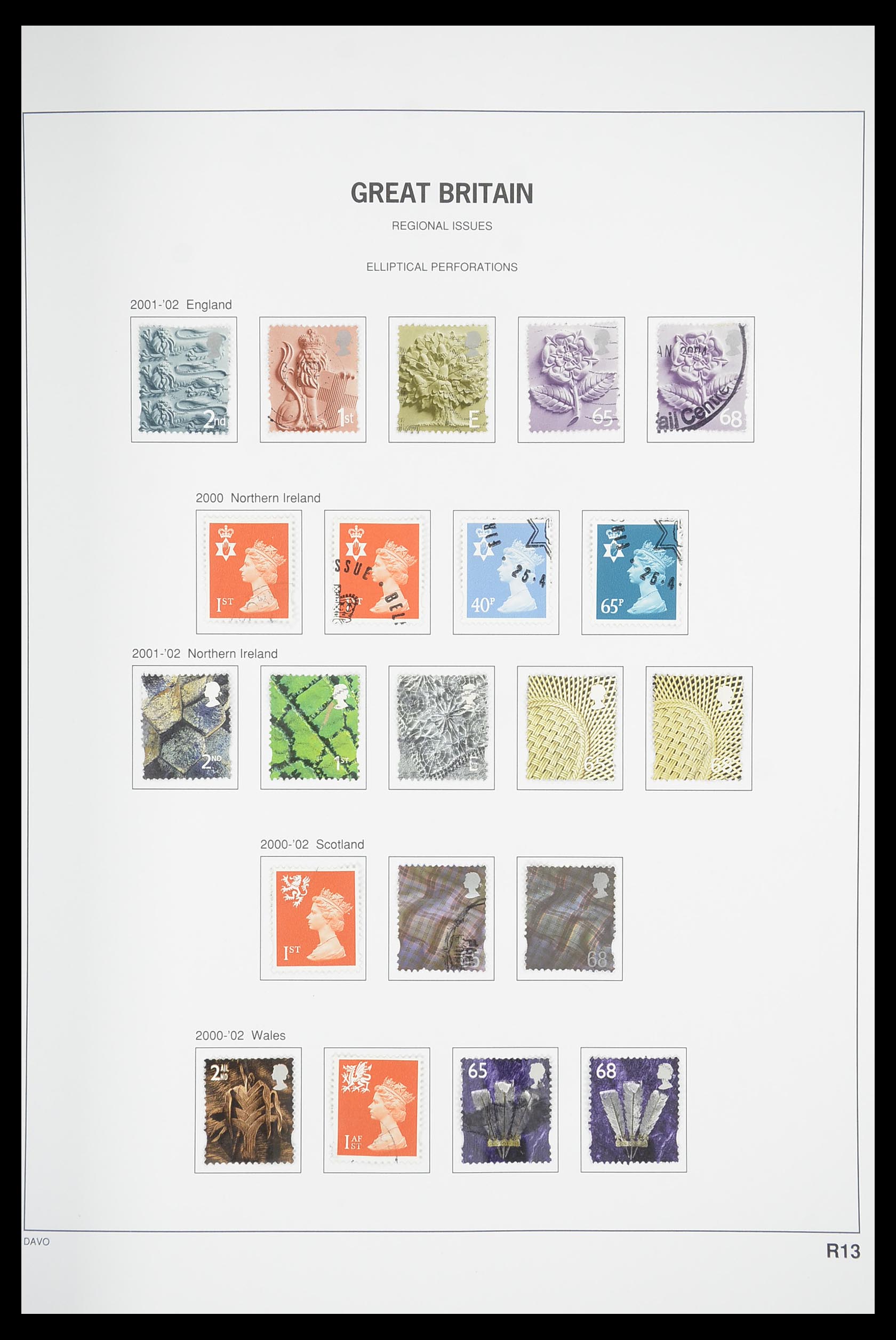 33898 252 - Postzegelverzameling 33898 Engeland 1840-2006.