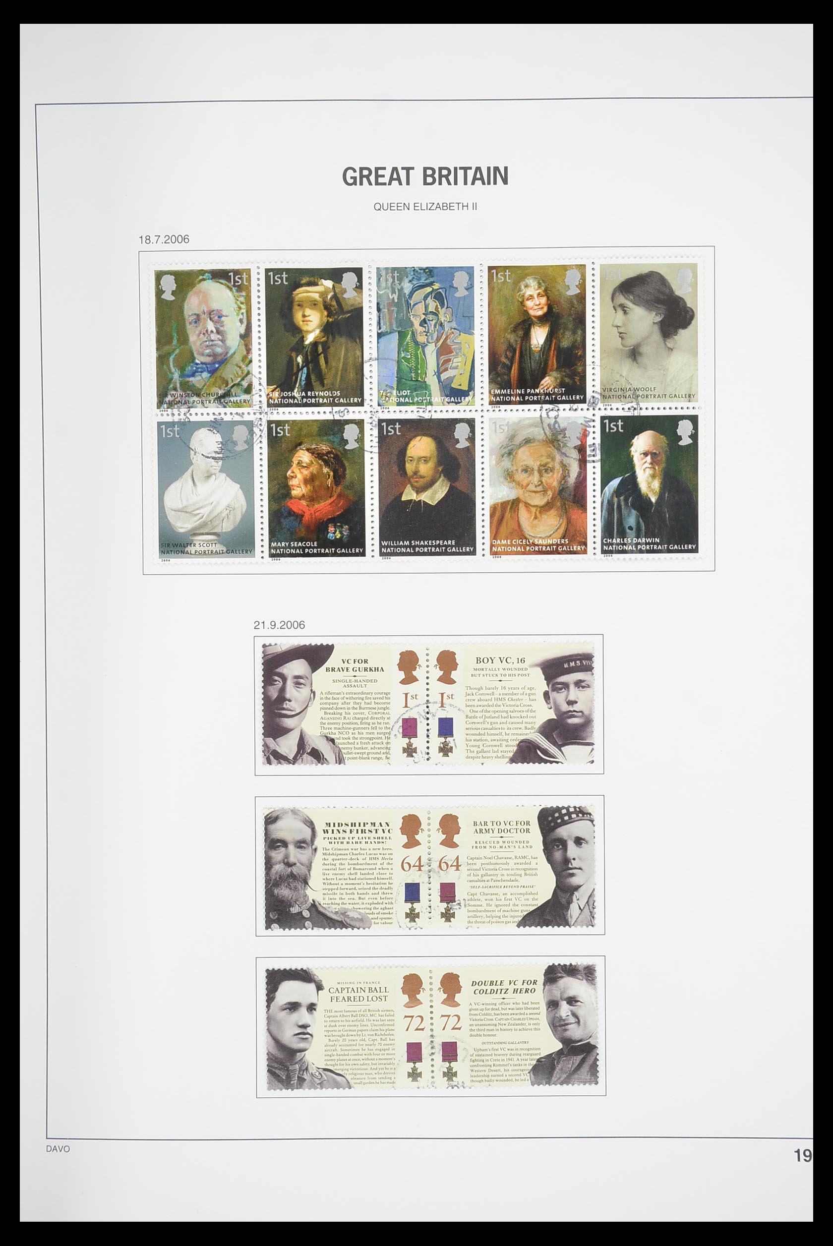 33898 255 - Postzegelverzameling 33898 Engeland 1840-2006.