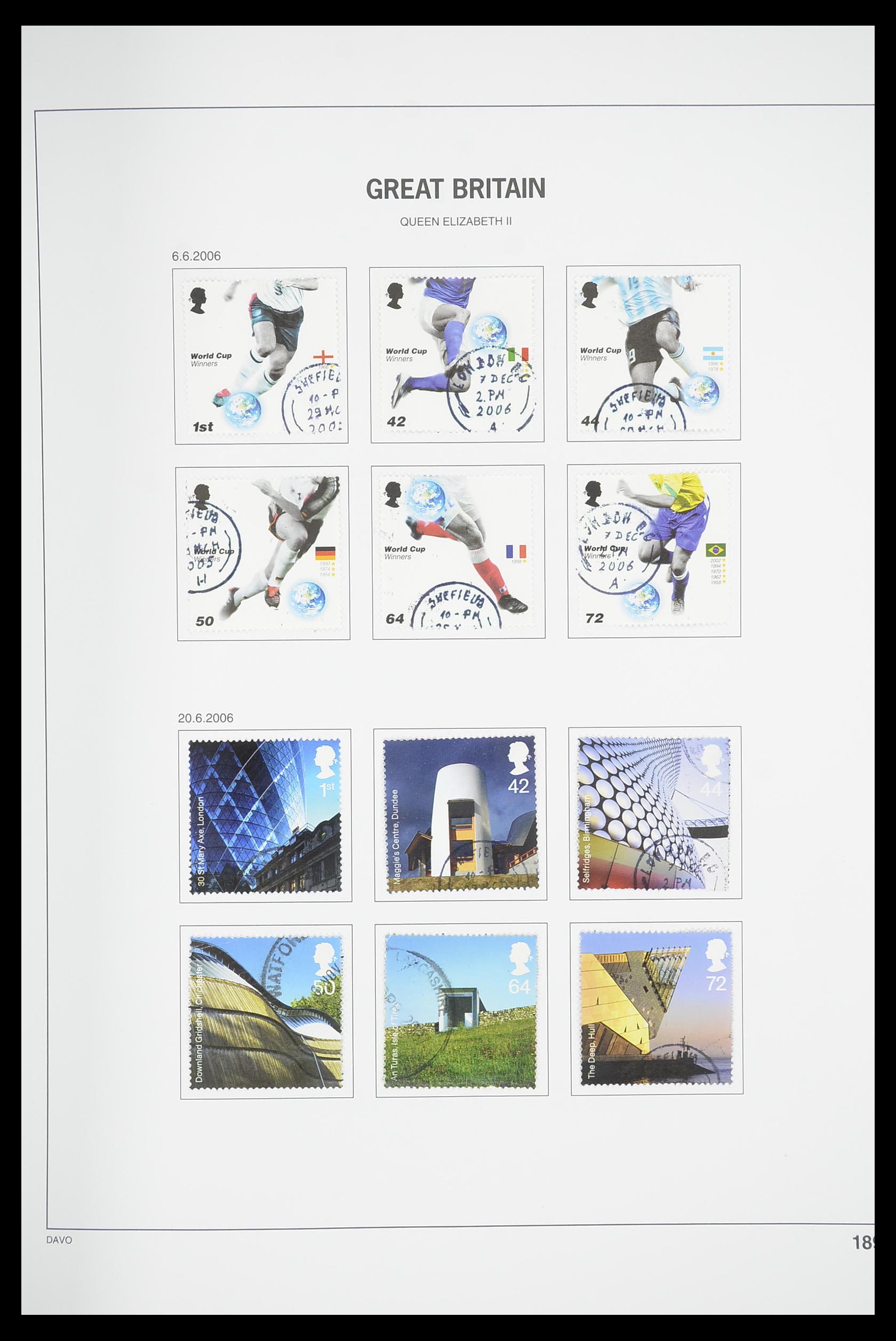 33898 256 - Postzegelverzameling 33898 Engeland 1840-2006.