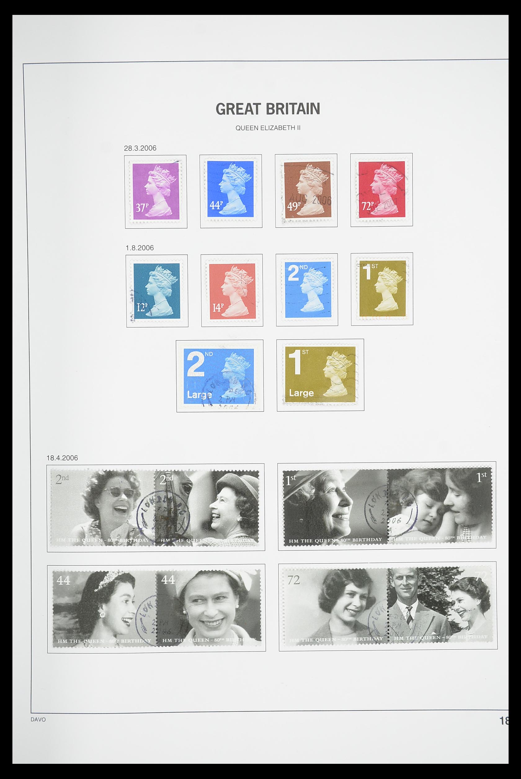 33898 257 - Postzegelverzameling 33898 Engeland 1840-2006.
