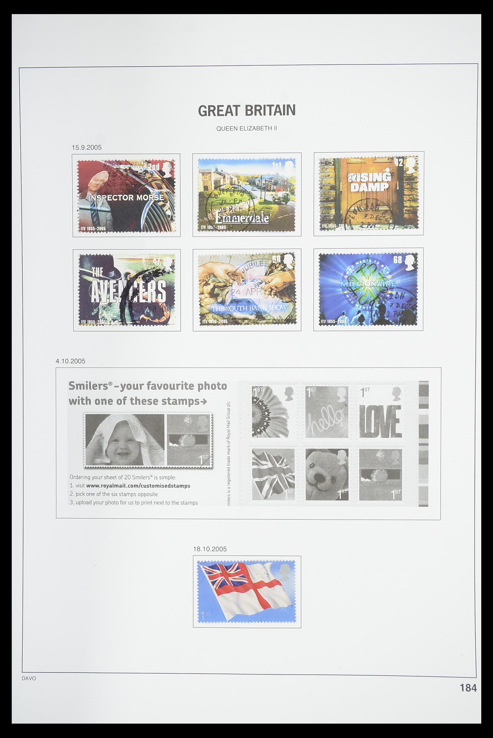 33898 261 - Postzegelverzameling 33898 Engeland 1840-2006.