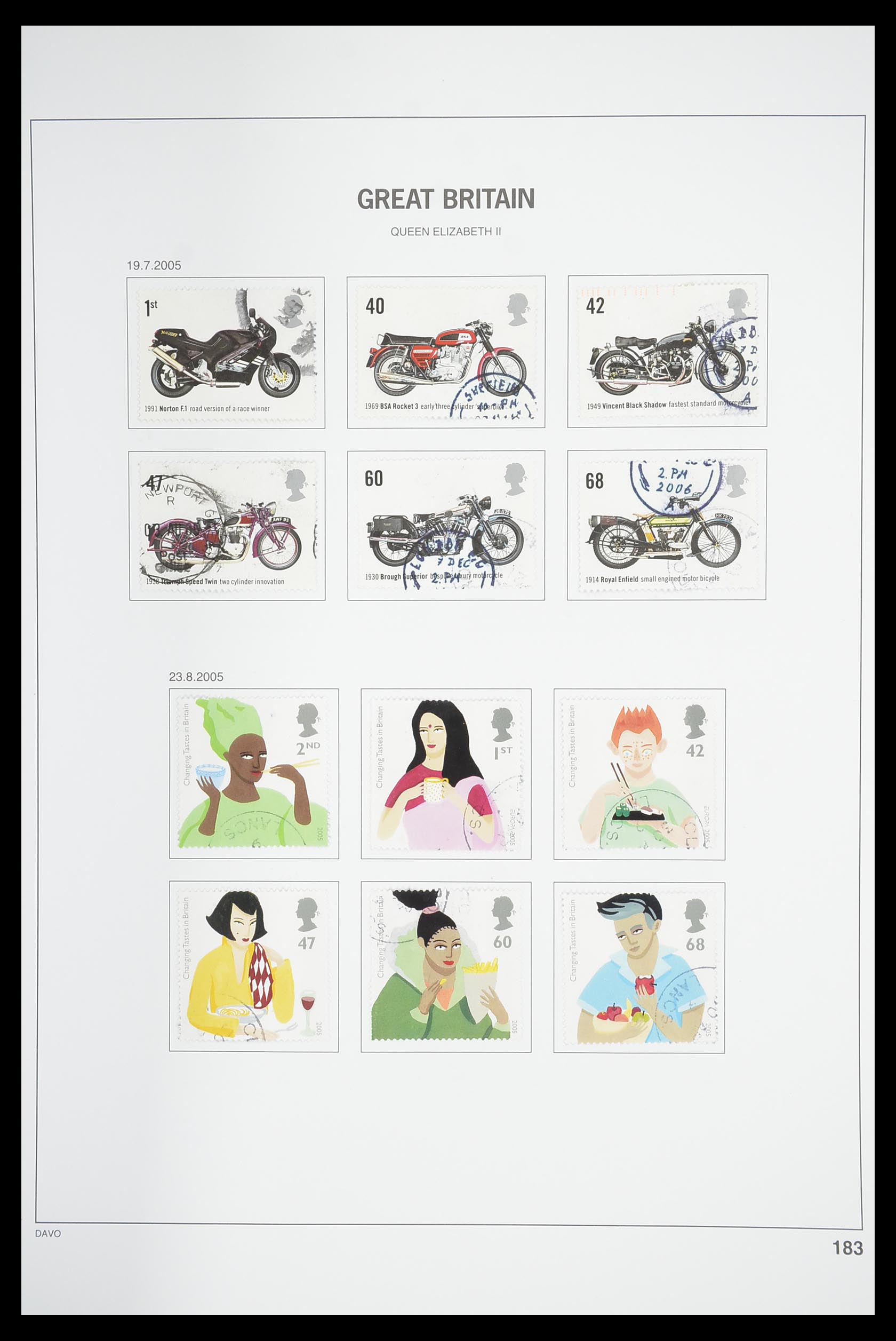 33898 262 - Postzegelverzameling 33898 Engeland 1840-2006.