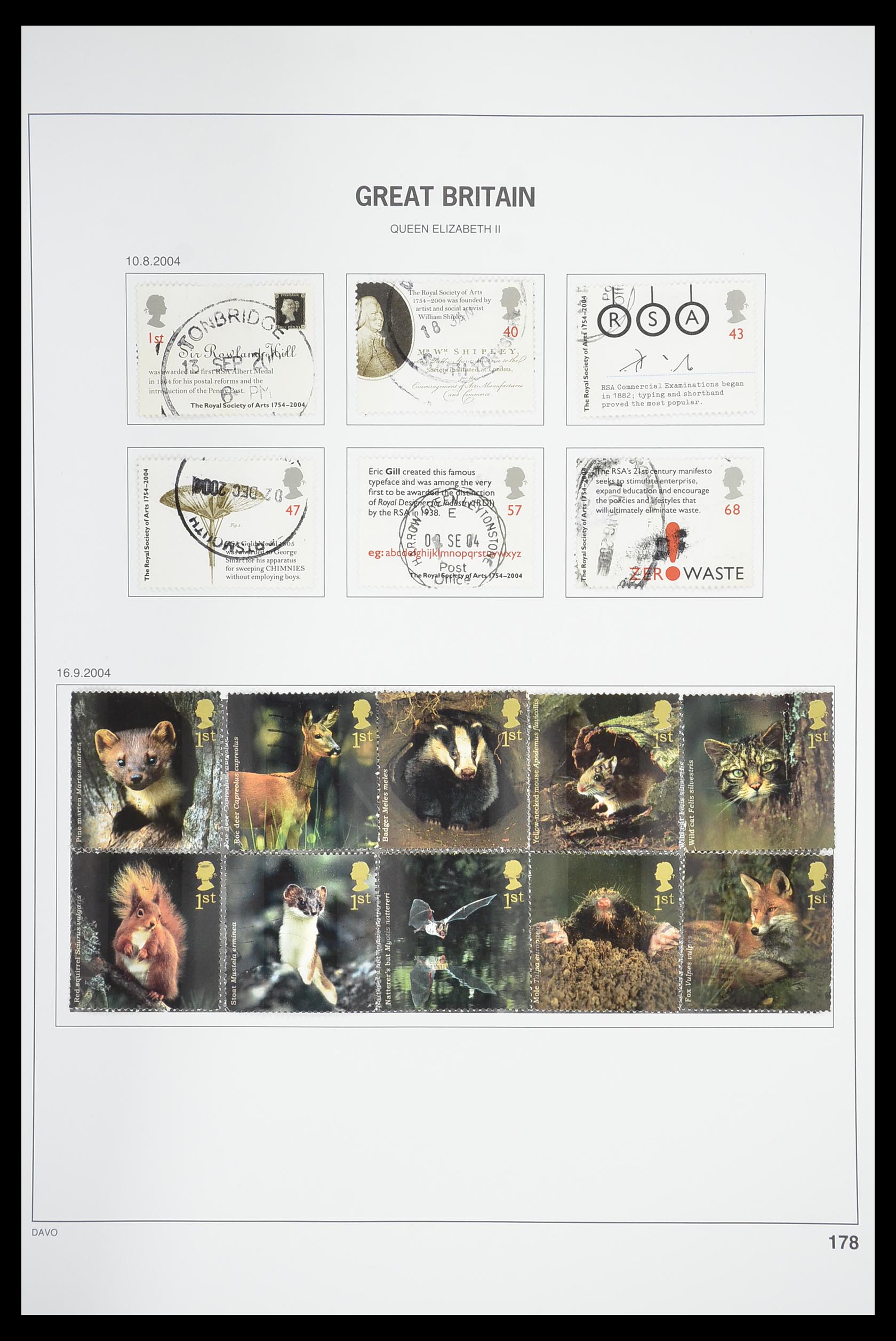 33898 267 - Postzegelverzameling 33898 Engeland 1840-2006.