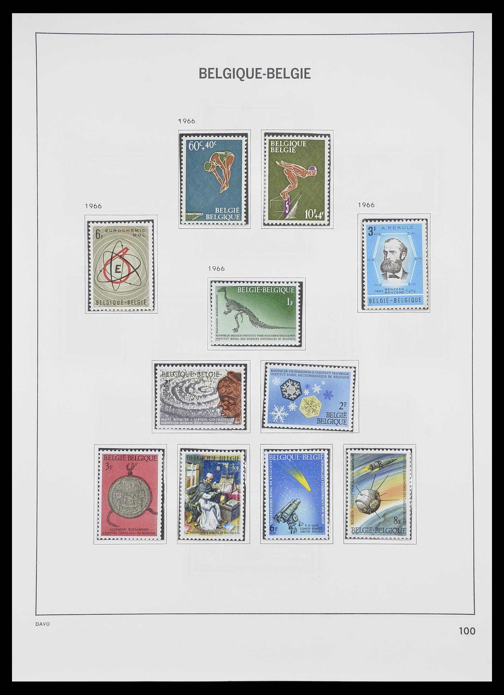 33899 005 - Postzegelverzameling 33899 België postfris 1965-2004.