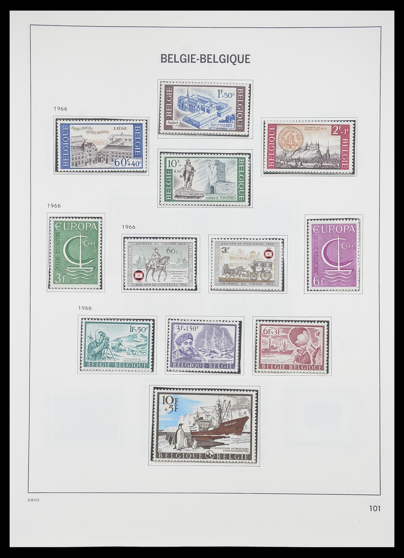 33899 006 - Postzegelverzameling 33899 België postfris 1965-2004.