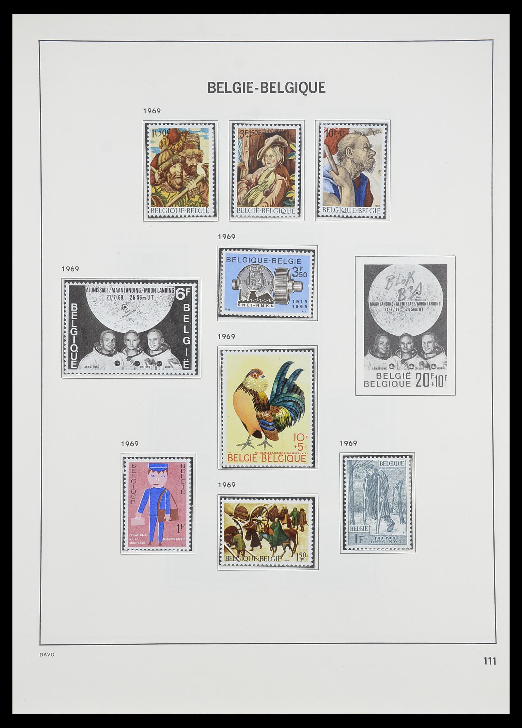 33899 016 - Postzegelverzameling 33899 België postfris 1965-2004.