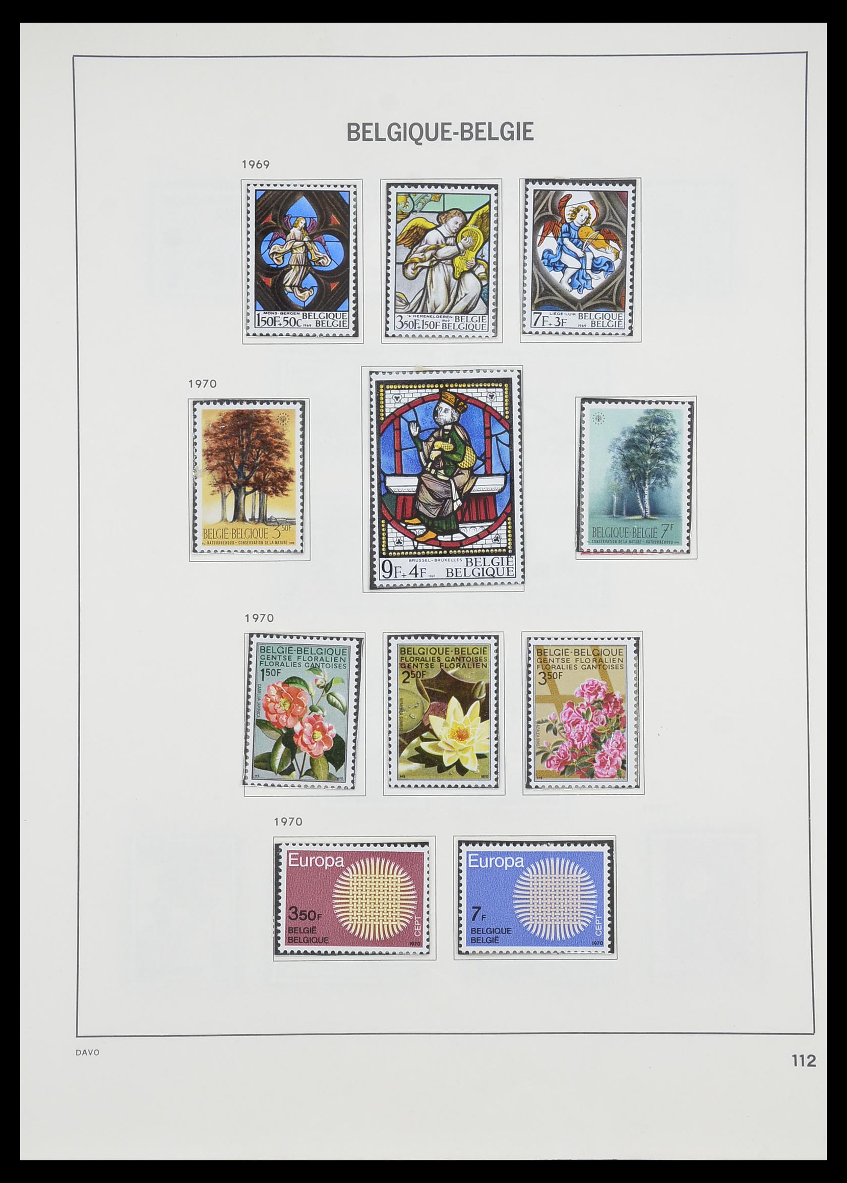 33899 017 - Postzegelverzameling 33899 België postfris 1965-2004.