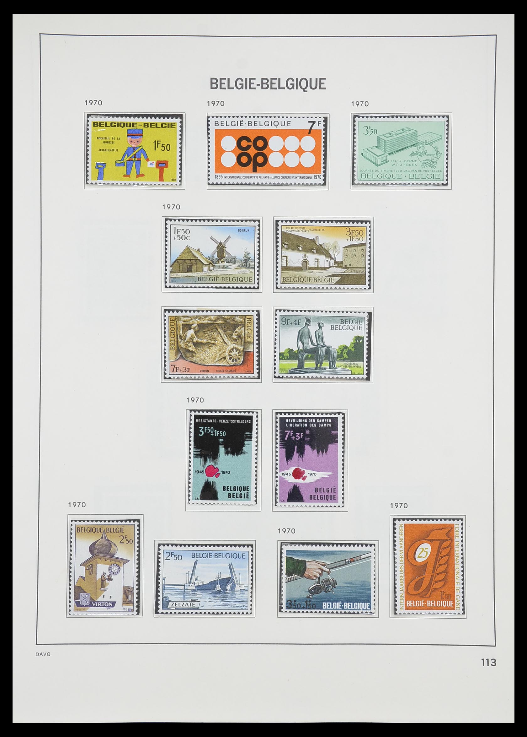 33899 018 - Postzegelverzameling 33899 België postfris 1965-2004.