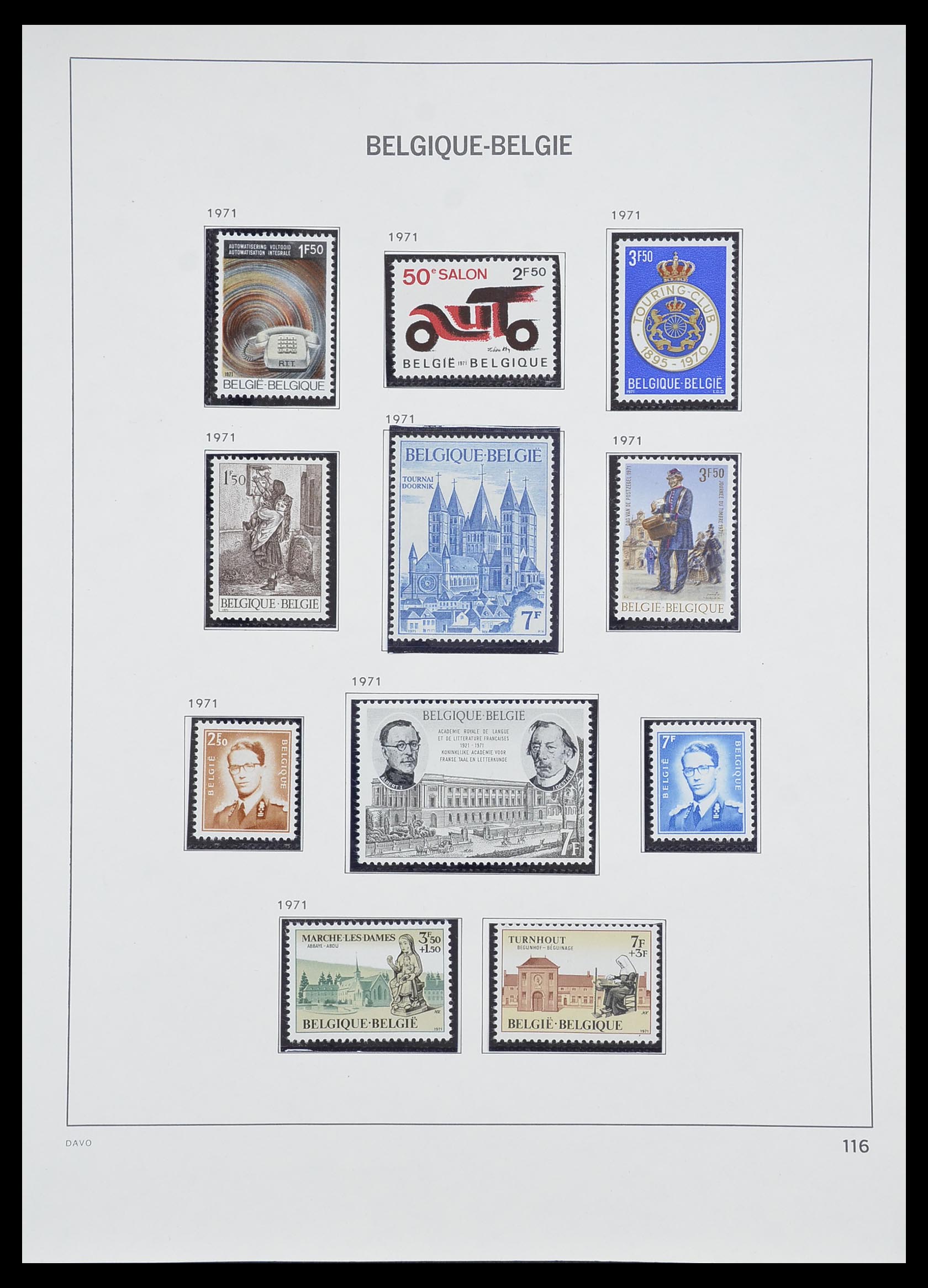 33899 021 - Postzegelverzameling 33899 België postfris 1965-2004.