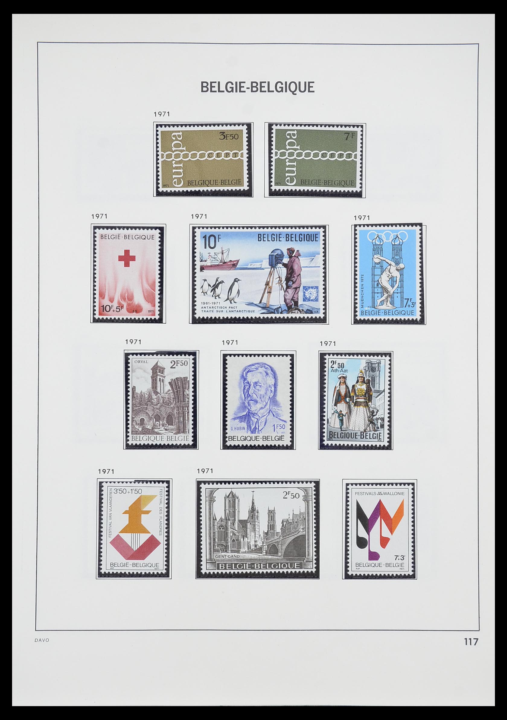 33899 022 - Postzegelverzameling 33899 België postfris 1965-2004.