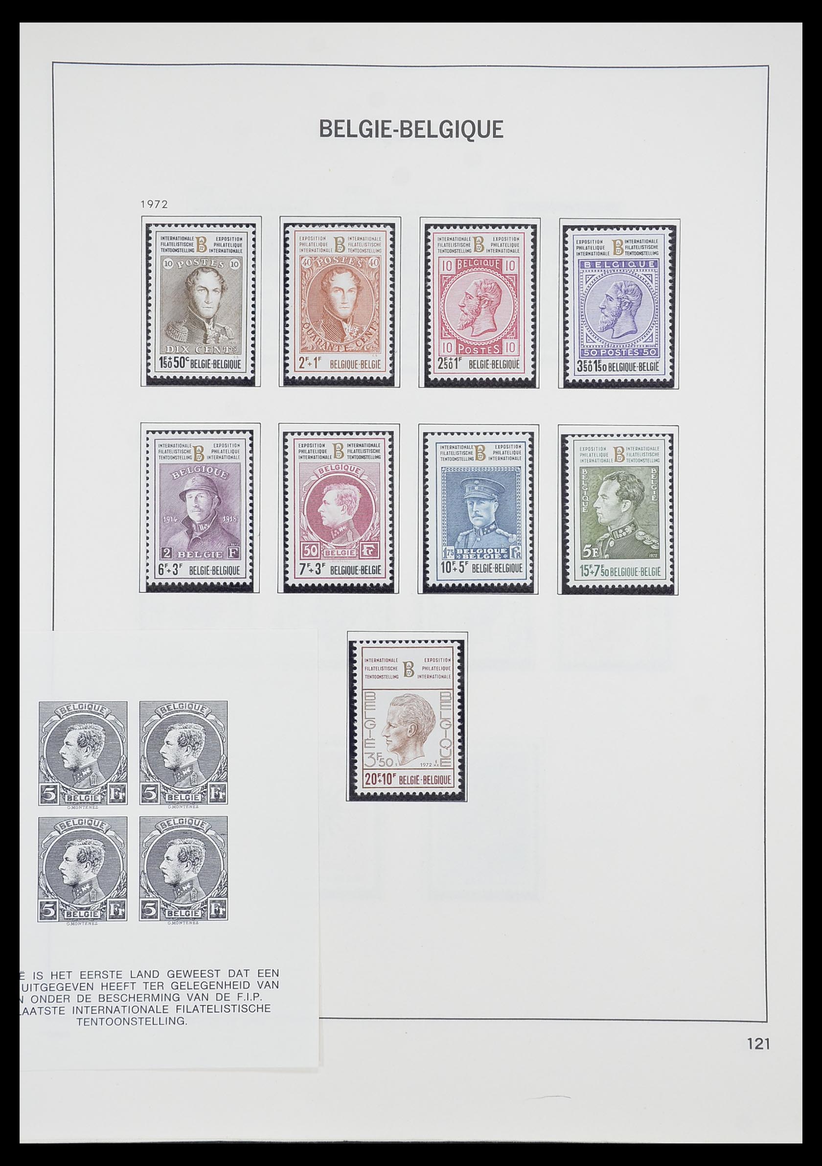 33899 026 - Postzegelverzameling 33899 België postfris 1965-2004.