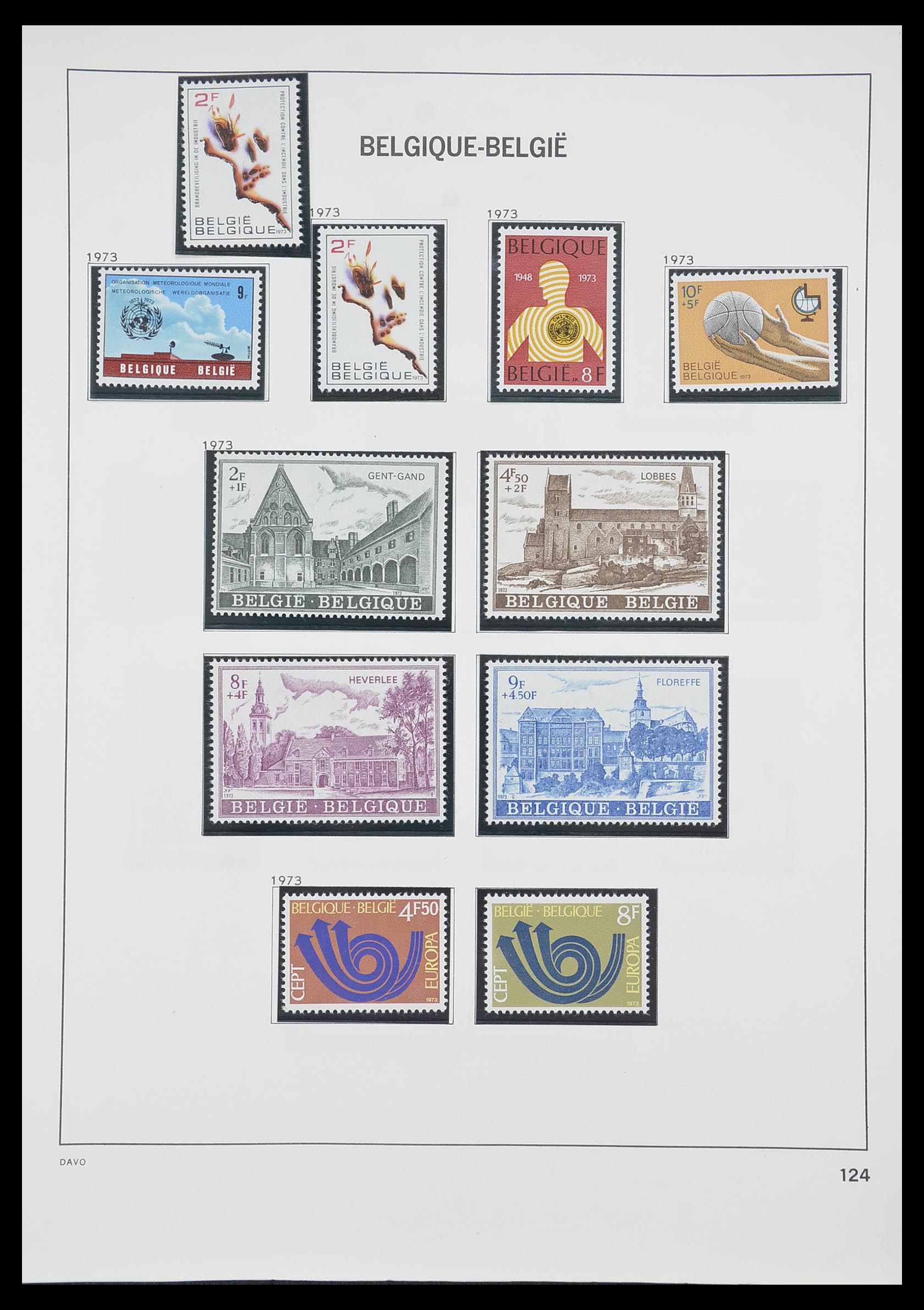 33899 029 - Postzegelverzameling 33899 België postfris 1965-2004.